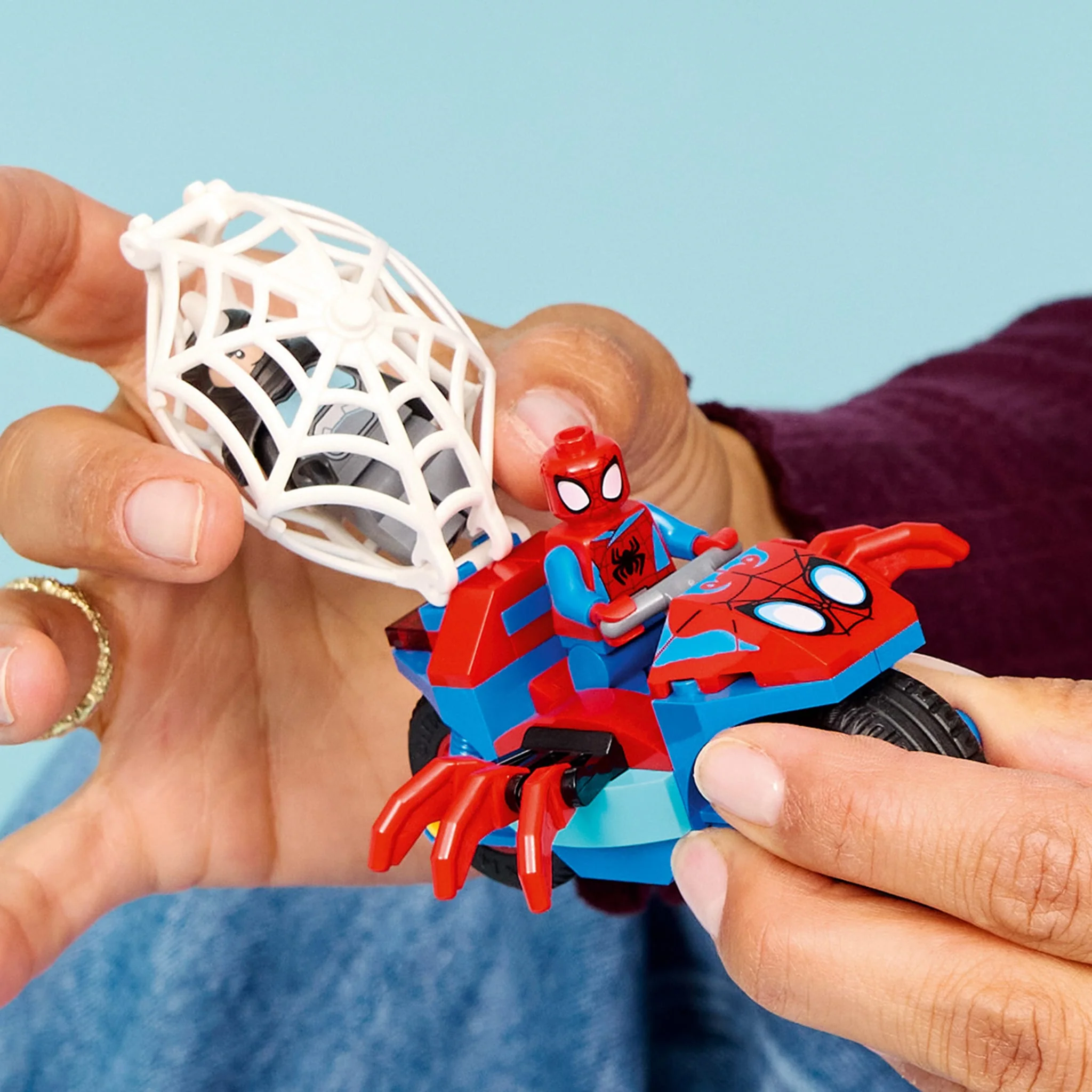 LEGO® ǀ Marvel Spidey et ses incroyables amis Spider-Man sur sa moto contre Rhino - Image 5