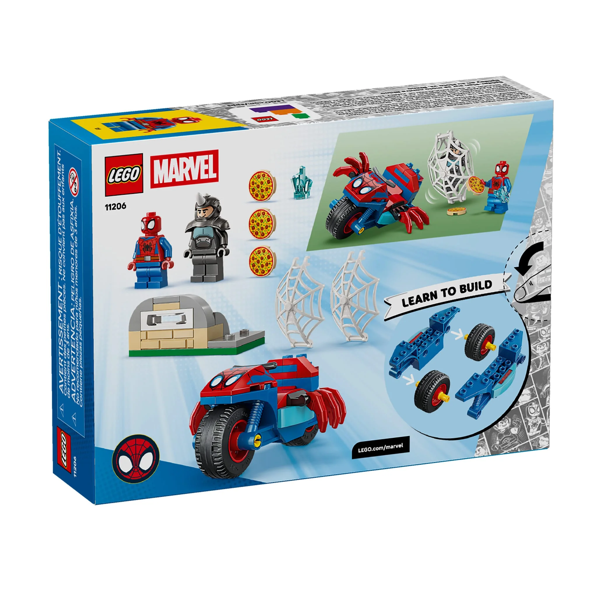 LEGO® ǀ Marvel Spidey et ses incroyables amis Spider-Man sur sa moto contre Rhino - Image 8