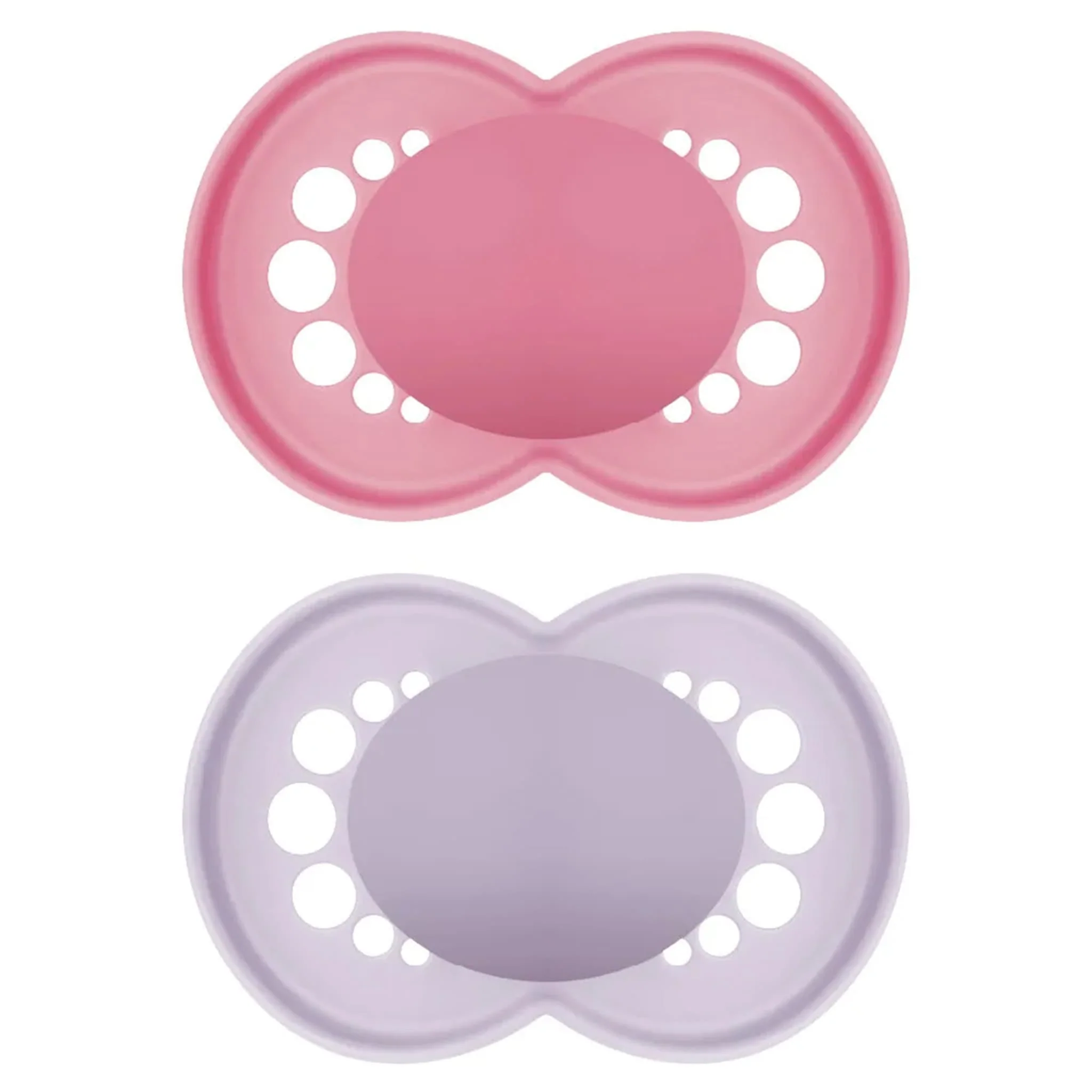 Suce Orthodontique (2) Matte 6-16mois - Rose