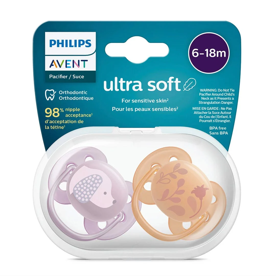 Suce Ultra Douce 6-18 mois Chiot Violet / Feuilles Orange (2) - Image 4