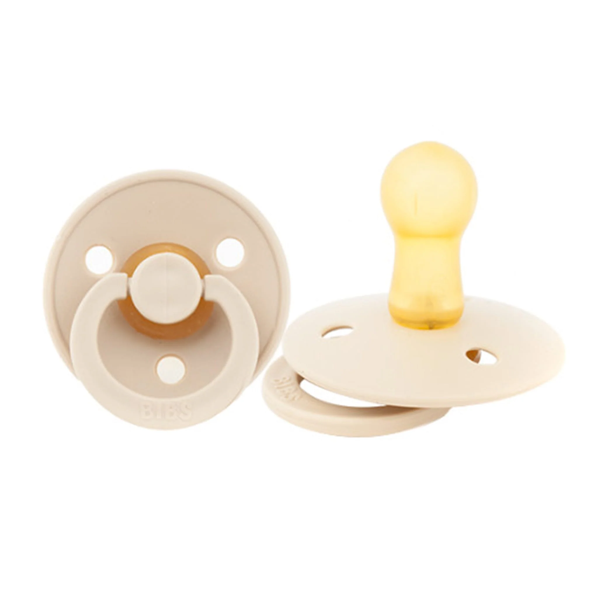 Suce Bibs(2) 0-6mois - Beige (Grandeur 1)