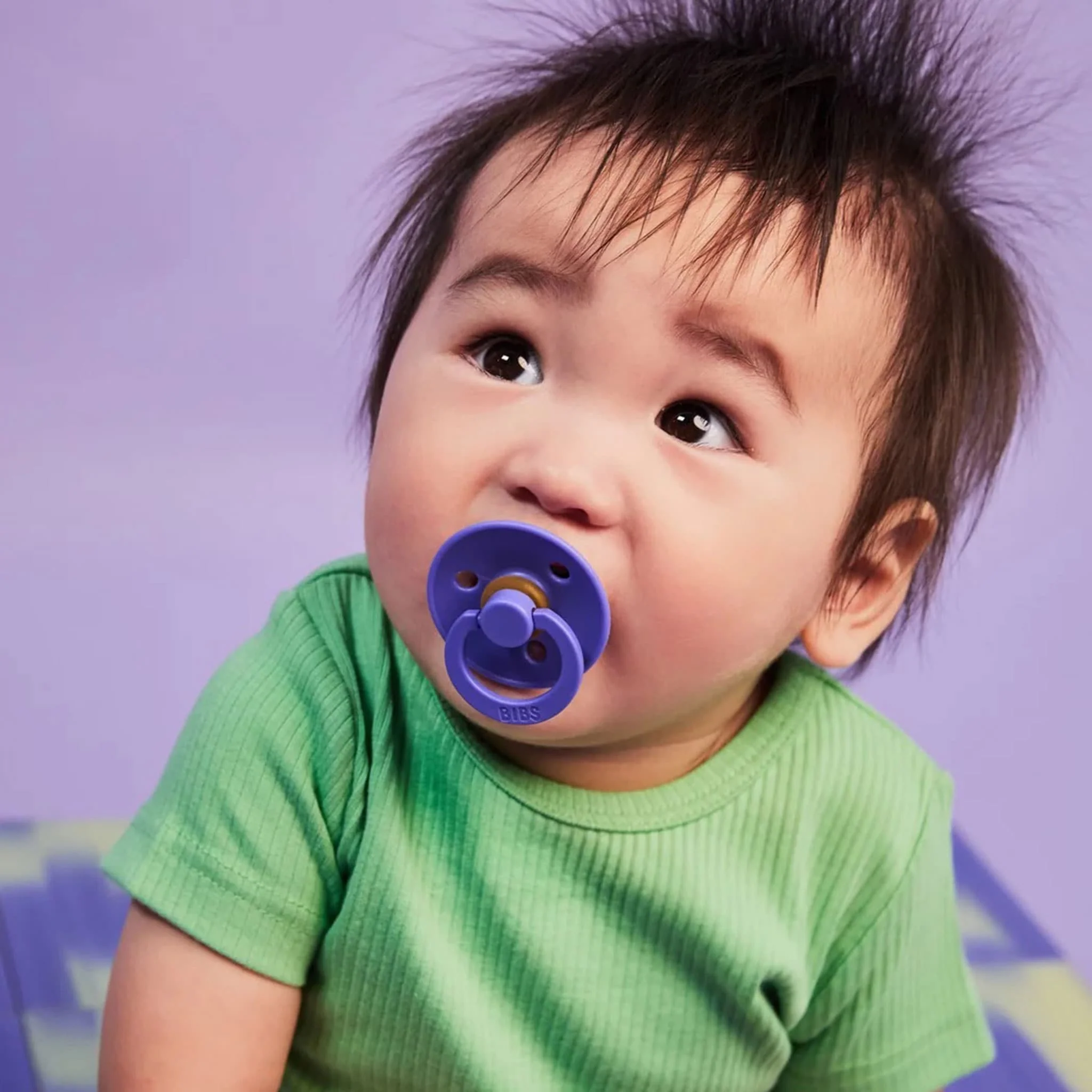 Suce Bibs (2) 0-6m - Hush/Grape (Grandeur 1) - Image 2