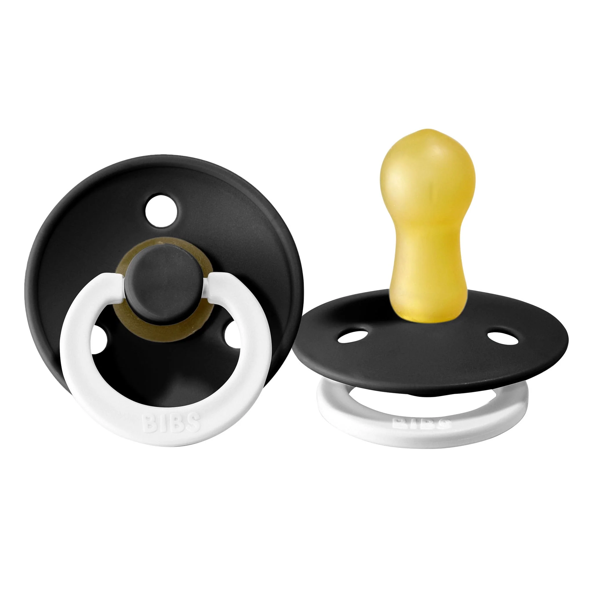 Suce Bibs (2) 6-18mois - Glow Noir (Grandeur 2)