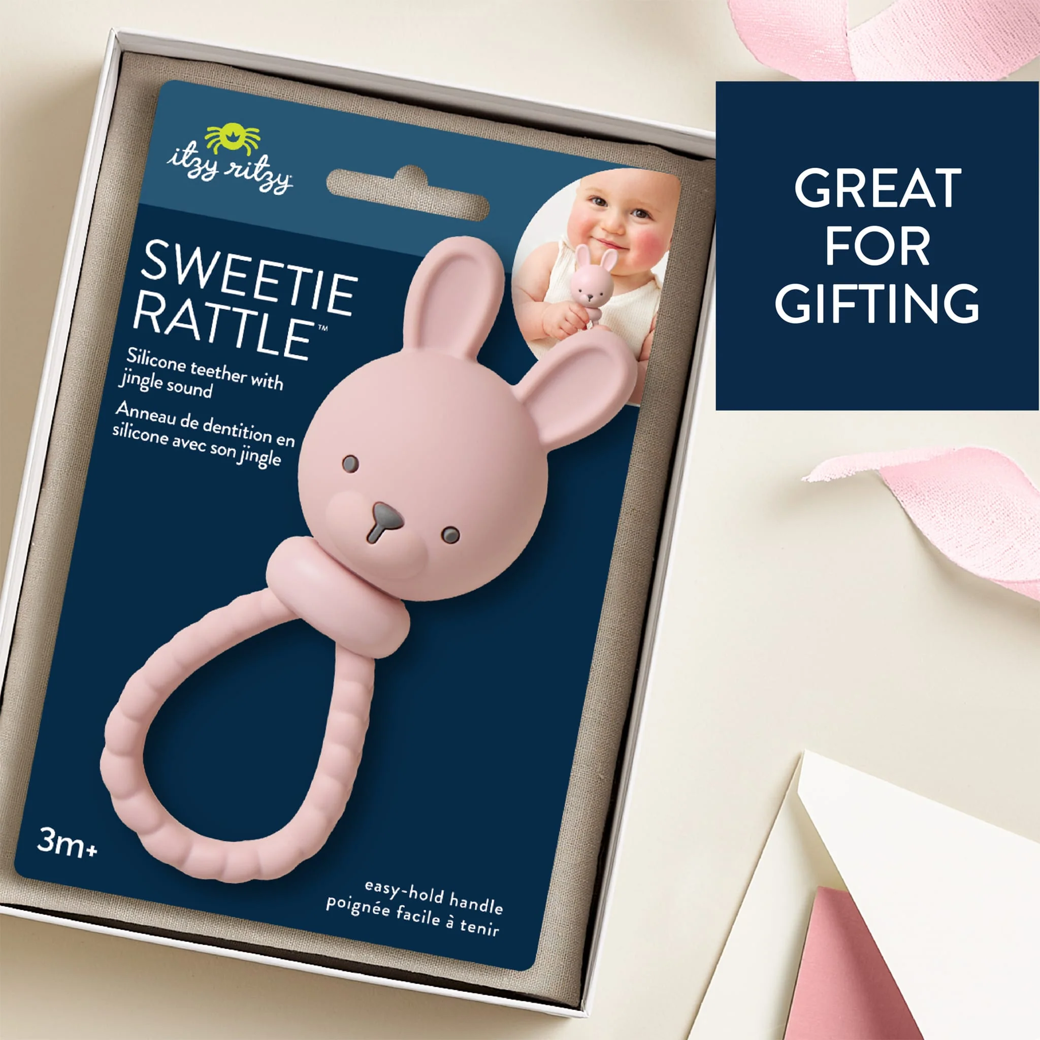 Hochet Sweetie Silicone - Lapin - Image 5