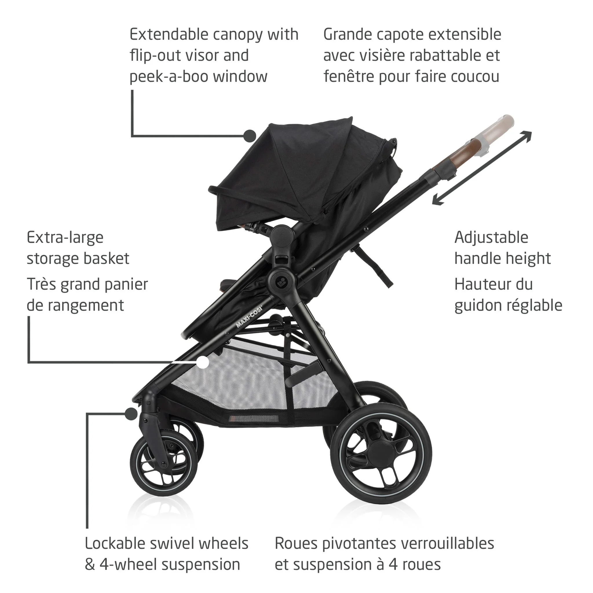 Système de Voyage Zelia Luxe 5 en 1 - Noir basalte - Image 8