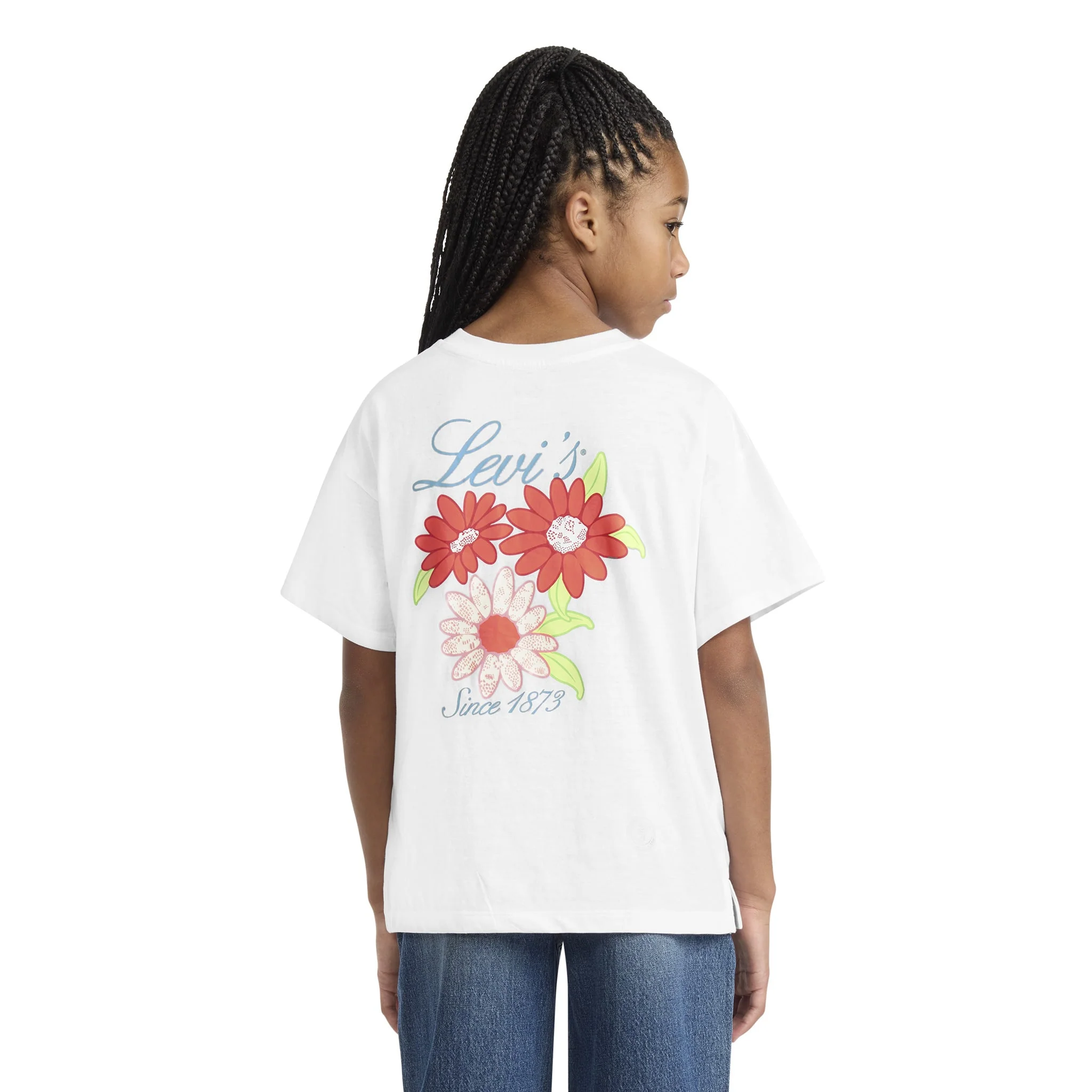 T-shirt Ample Floral 7-16ans - Image 2