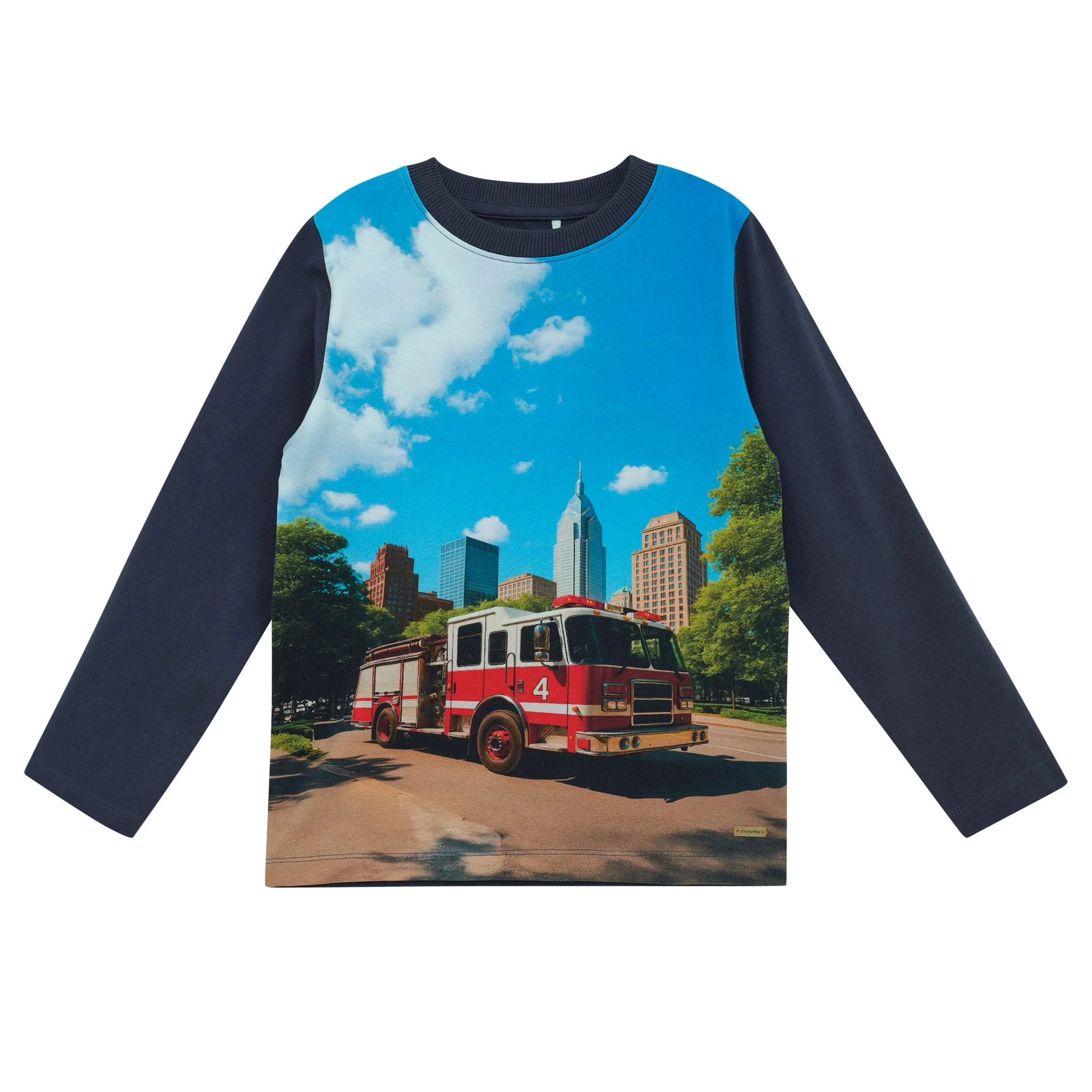 T-shirt Camion Pompier 3-8ans