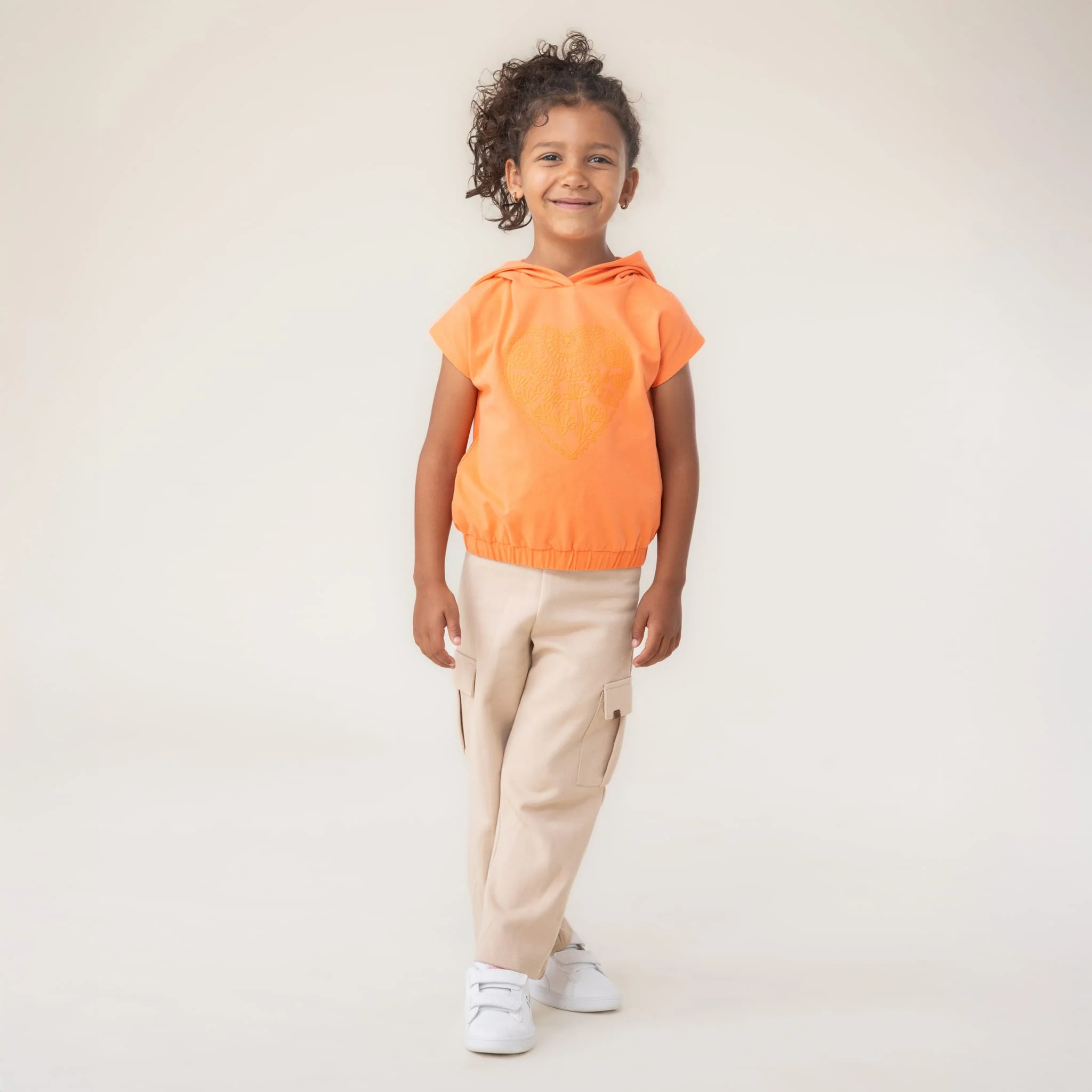 T-shirt Capuchon Fleurs 2-12ans - Image 2