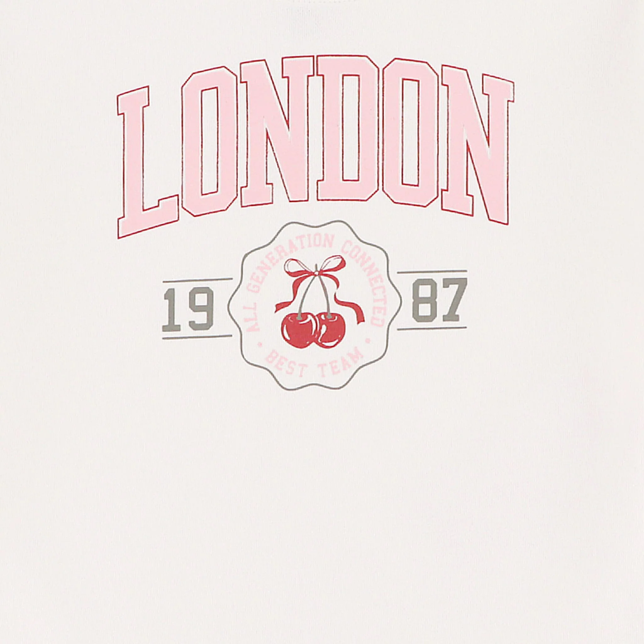 Gilet Ouaté Cerises London 7-14ans - Image 3