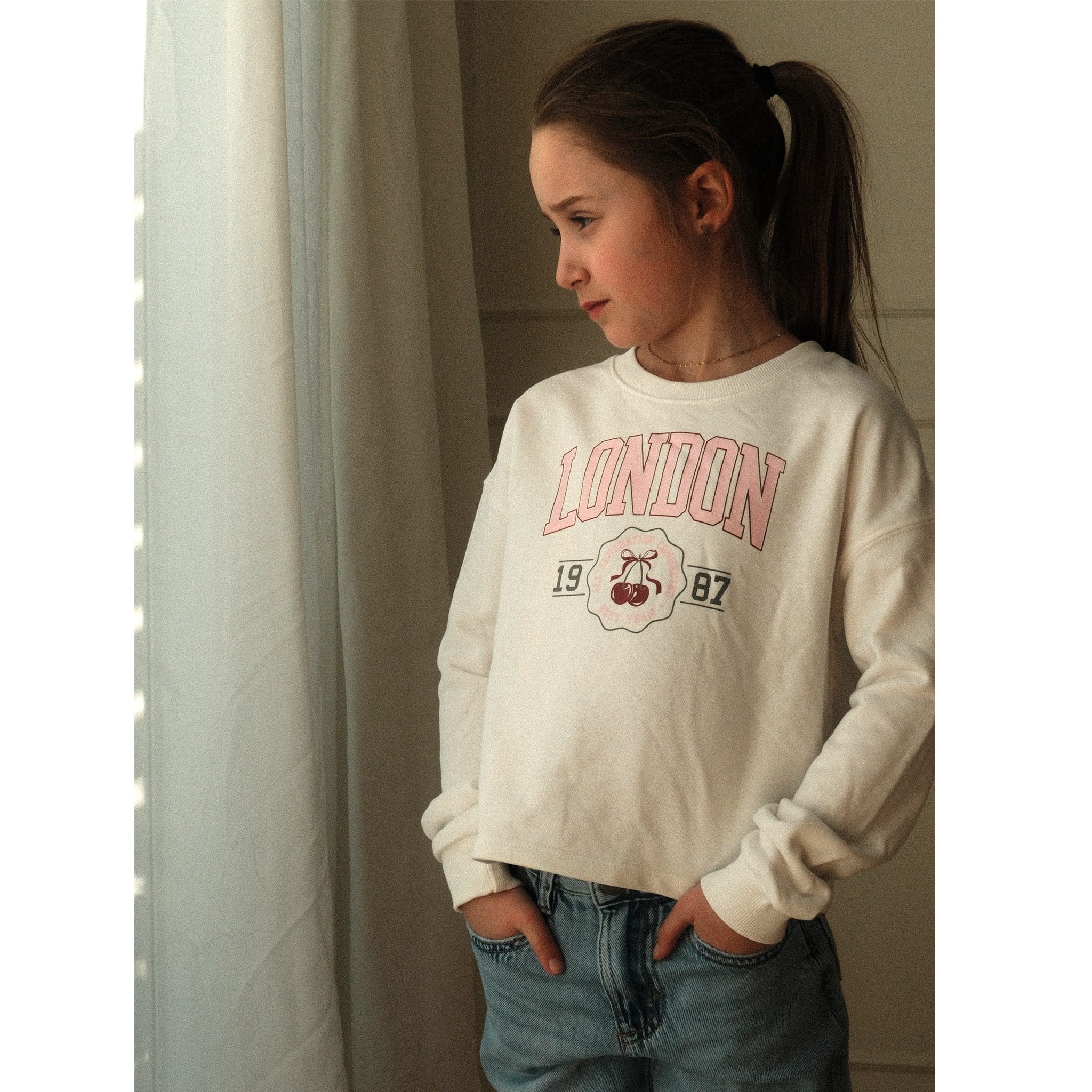 Gilet Ouaté Cerises London 7-14ans - Image 7