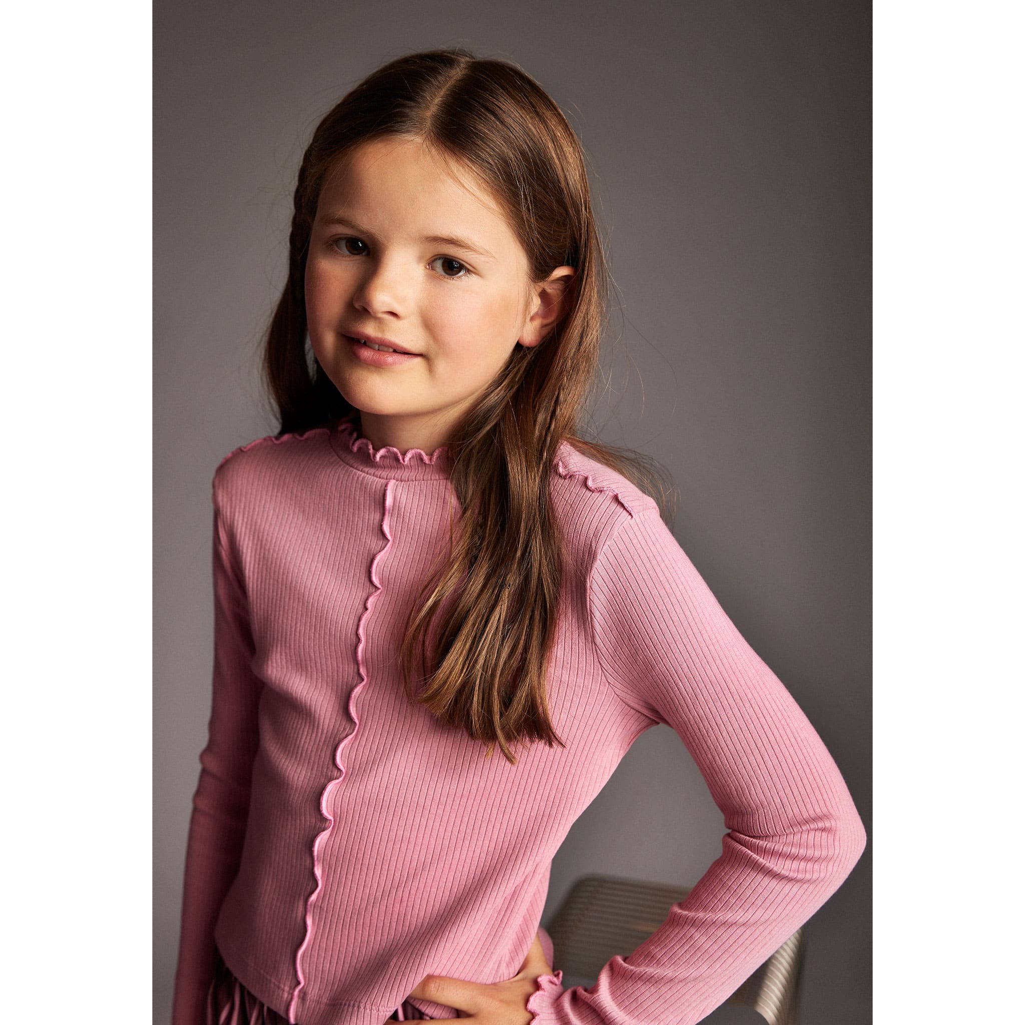 T-shirt Côtelé 7-14ans - Image 4