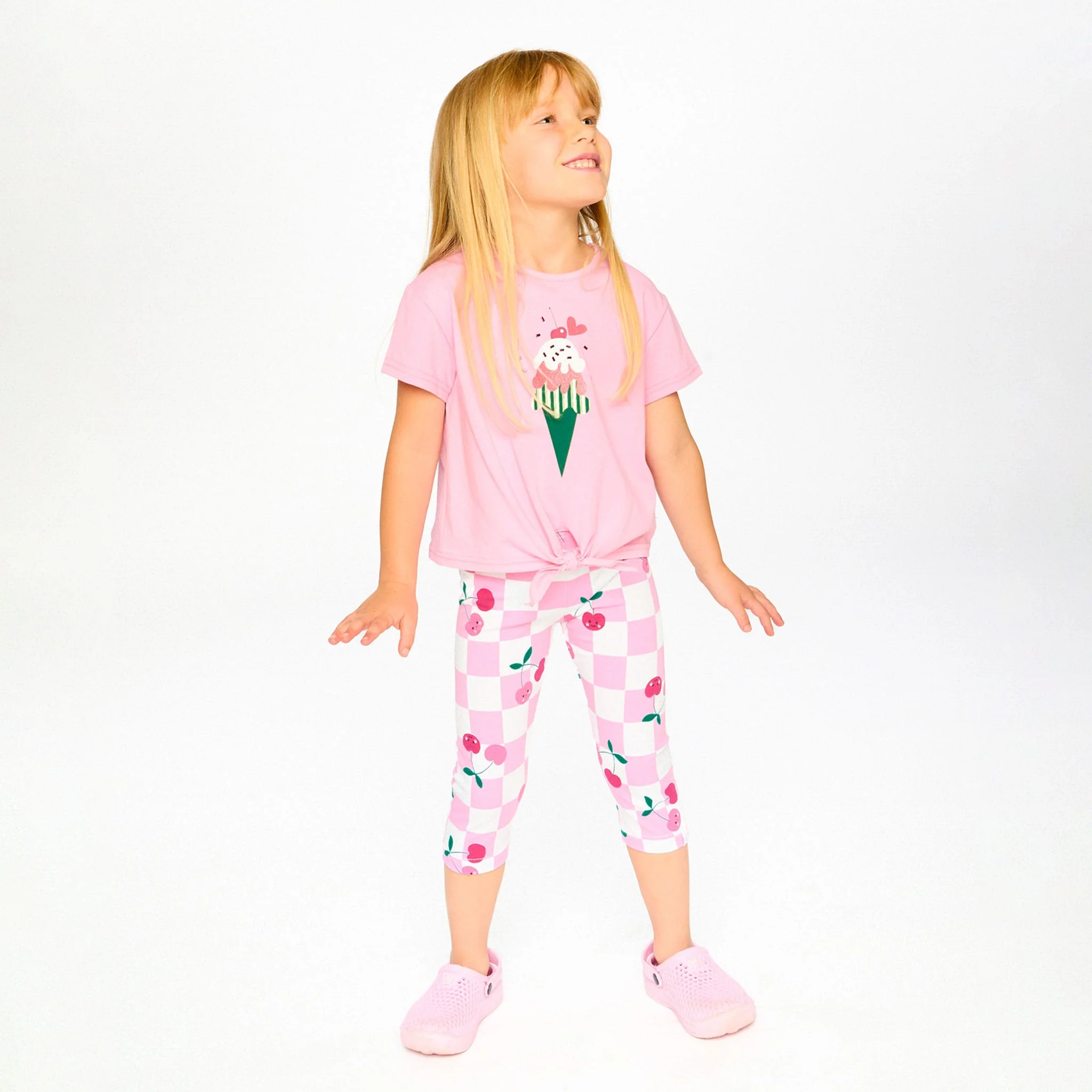 T-shirt Crème Glacé Cerise 7-10ans - Image 3