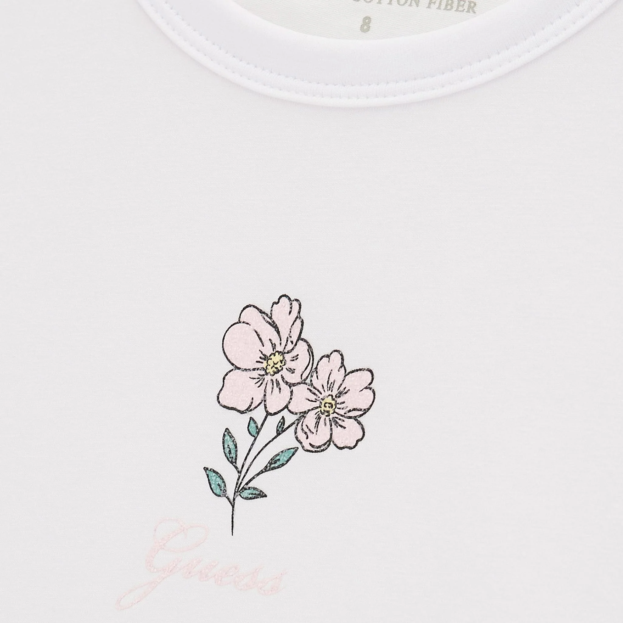 T-shirt Fleur 7-14ans - Image 4