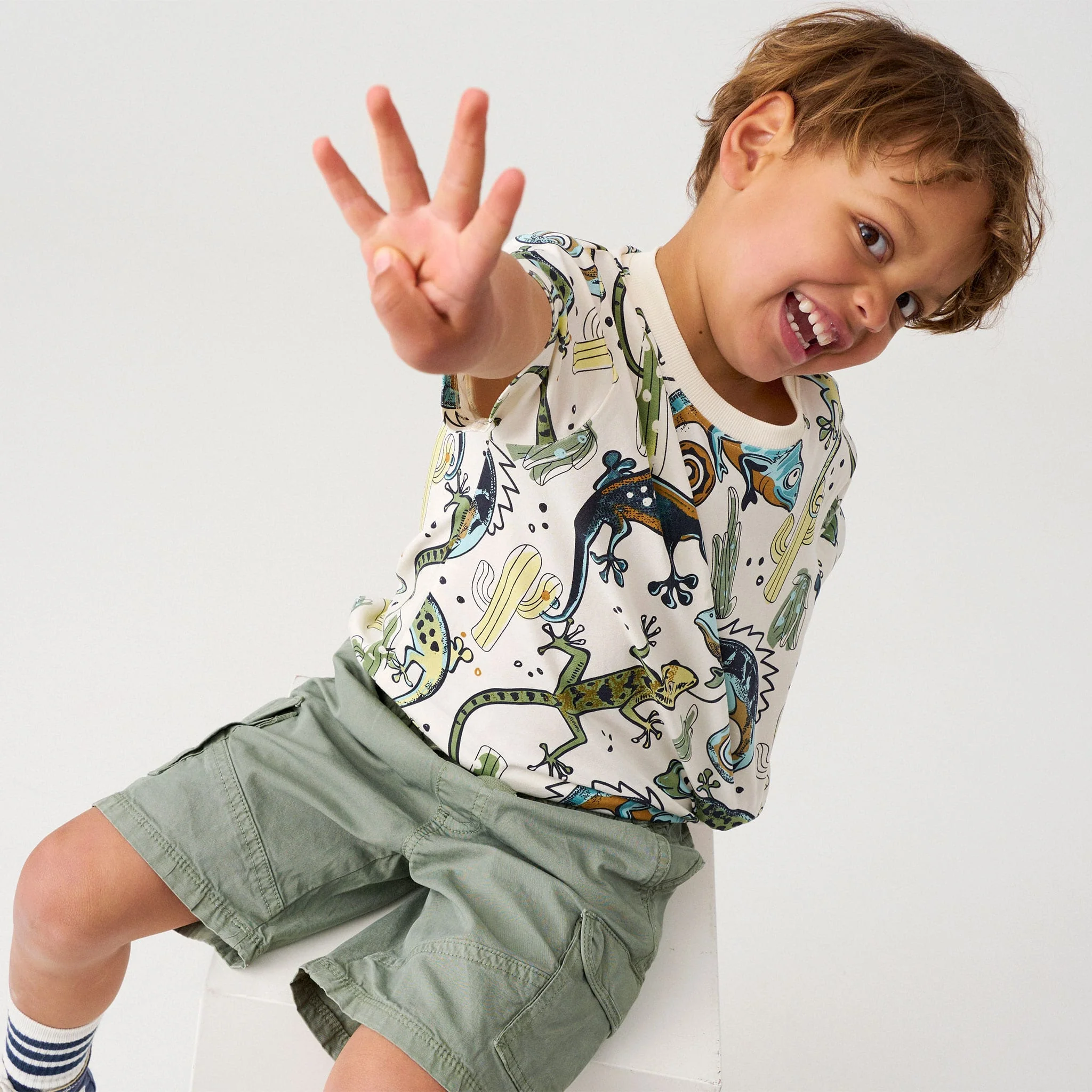 T-shirt Imprimé Lézard 2-10ans - Image 2