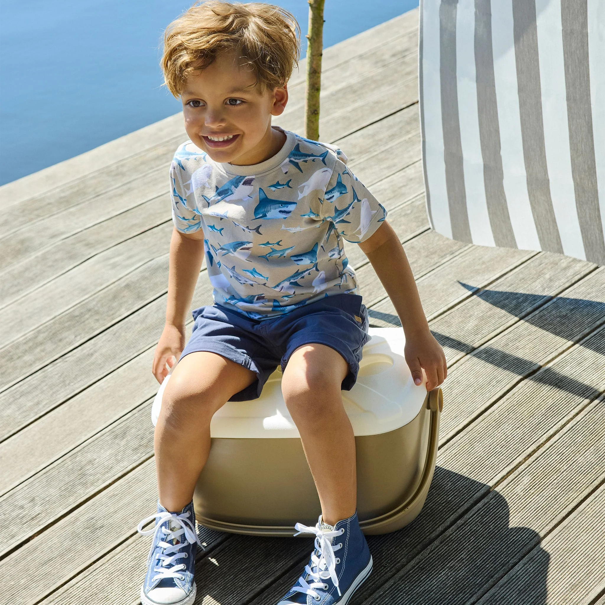 T-shirt Imprimé Requin 2-10ans - Image 2