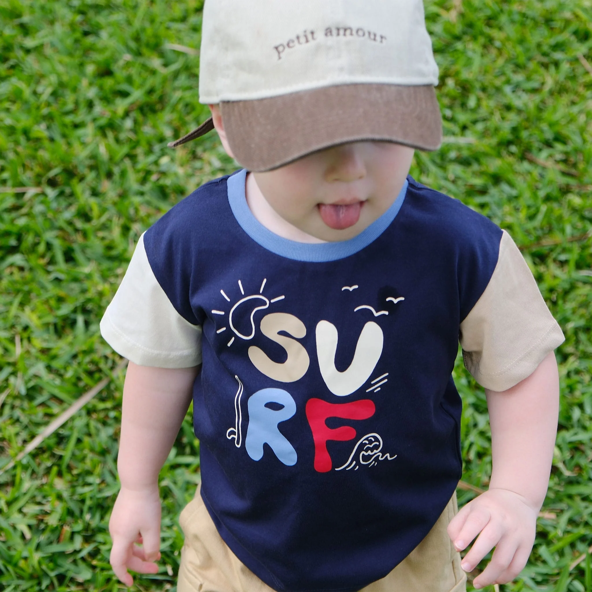 T-shirt Surf Colorblock 2-10ans - Image 4