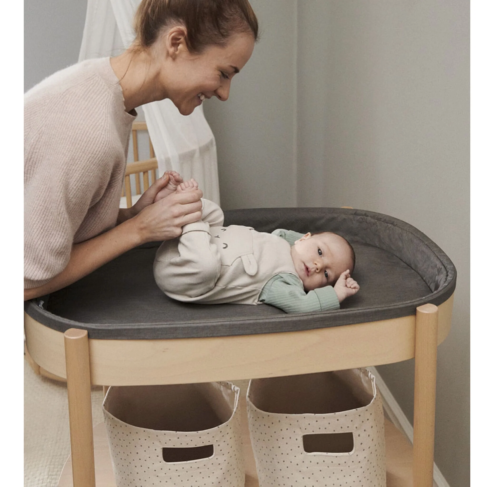 Table à Langer Stokke® Sleepi™ - Naturel - Image 3