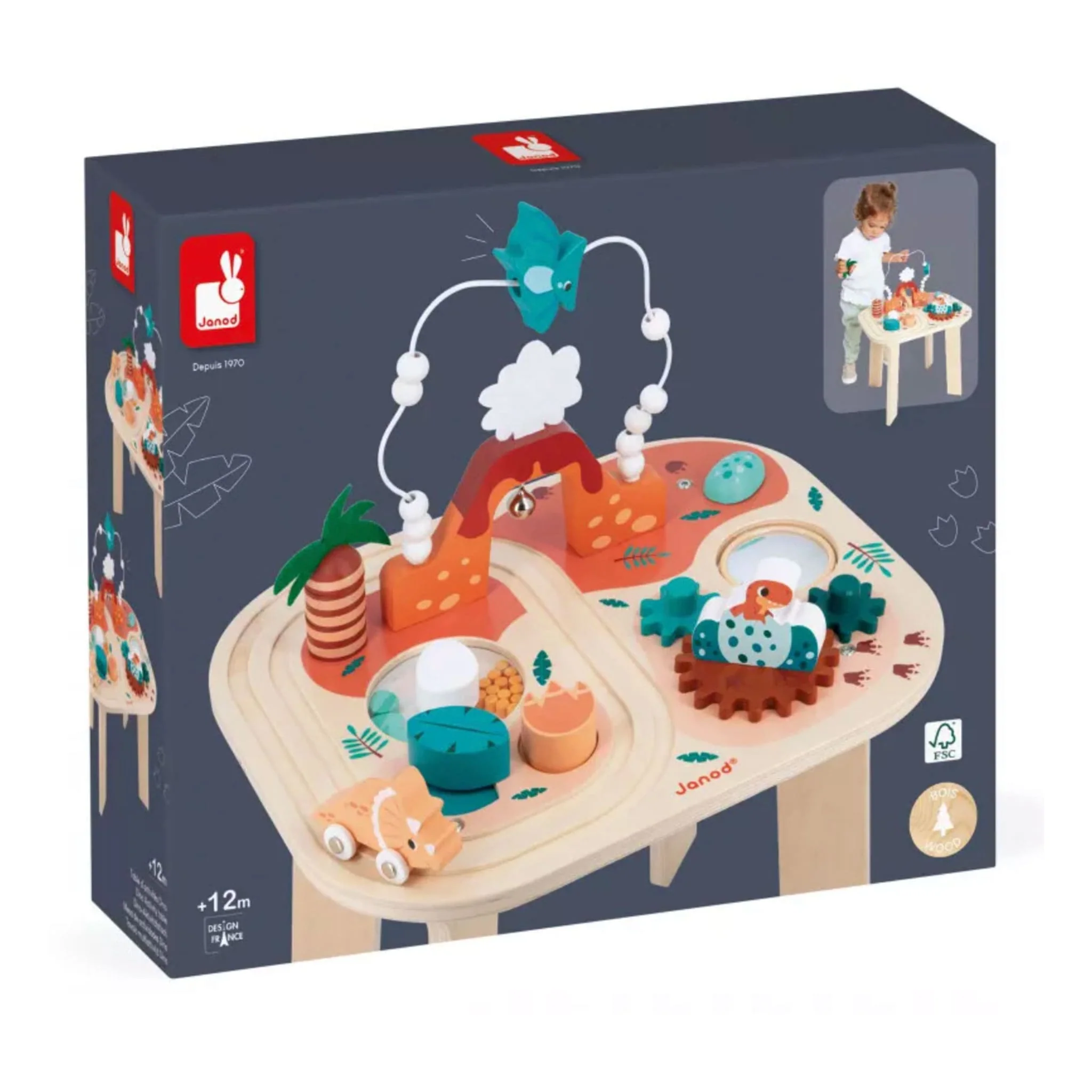 Table d'Activités en Bois - Dino - Image 8
