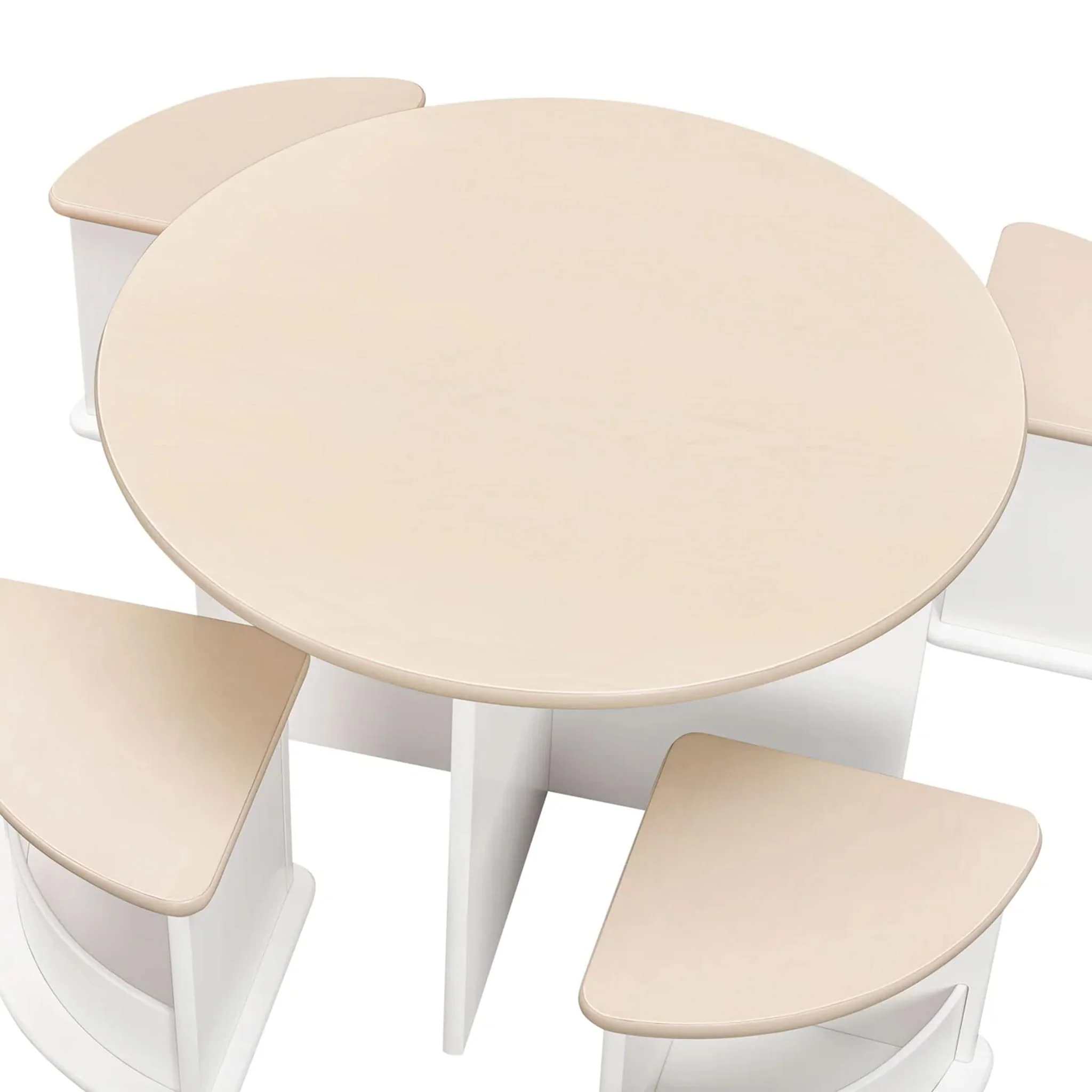 Table de jeu emboĂźtable Nessa - Blanc - Image 3