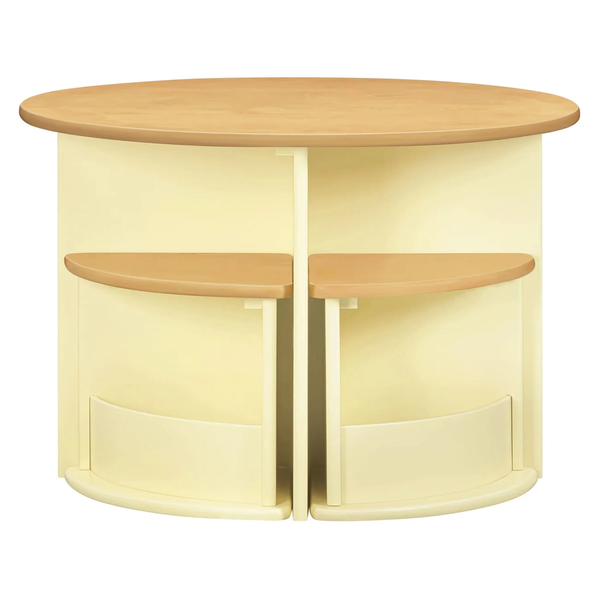 Table de jeu emboĂźtable Nessa - Miel et Jaune - Image 6