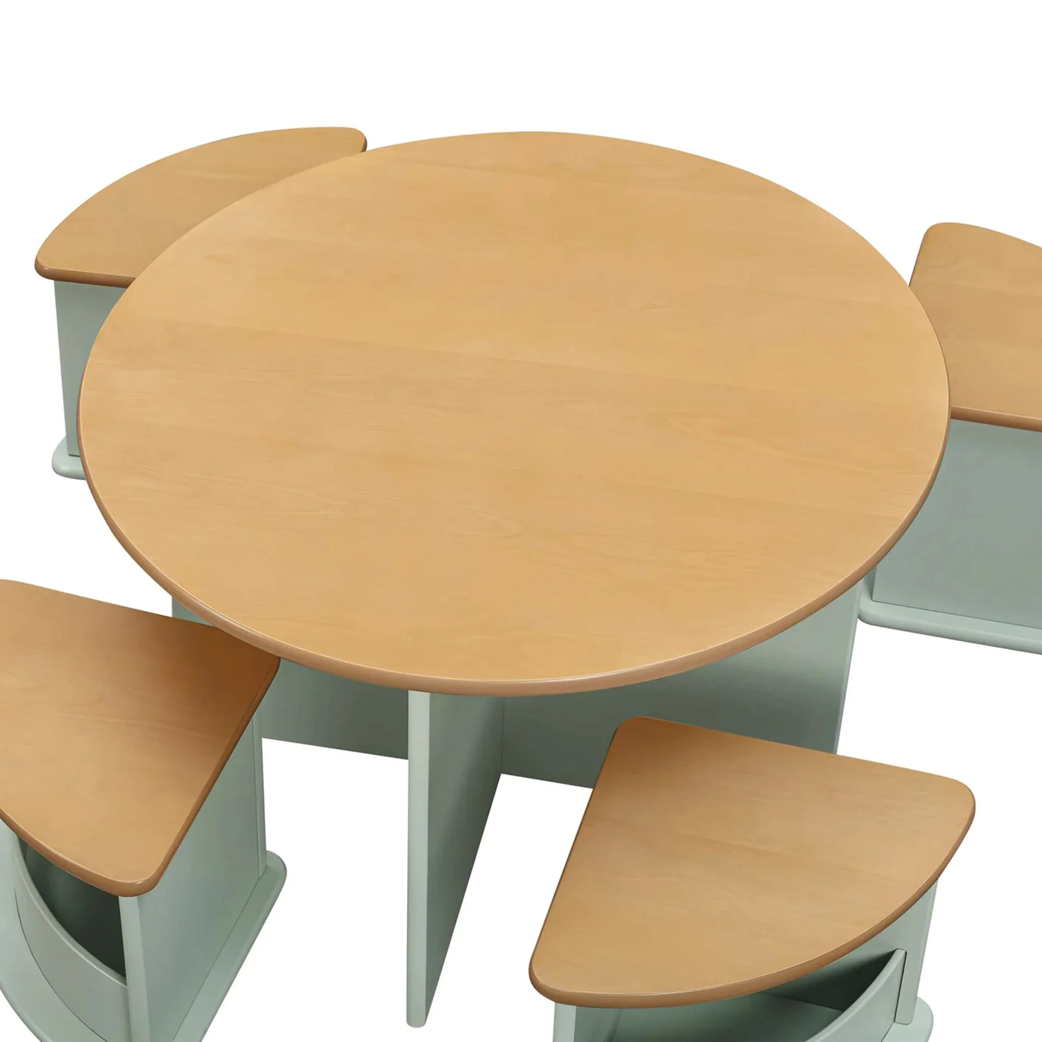 Table de jeu emboĂźtable Nessa - Miel et Sauge - Image 3