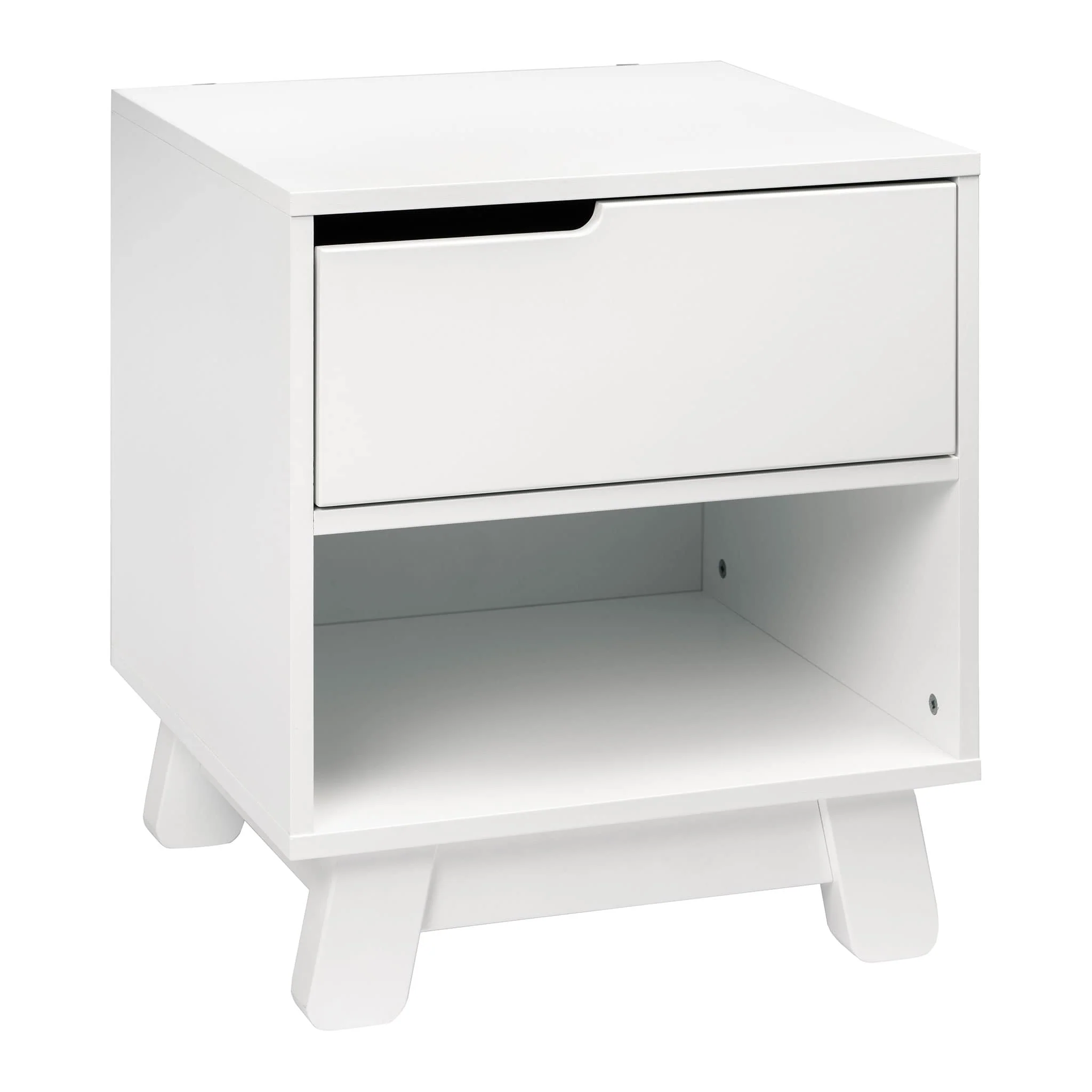 Table de Nuit Hudson avec port USB -  Blanc