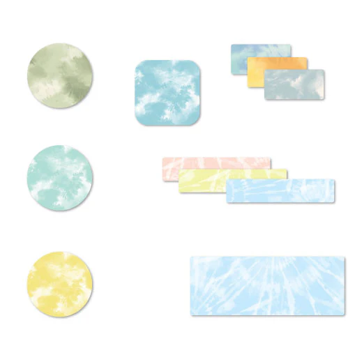 Étiquettes Scolaire - Tie-Dye 2 - Image 5