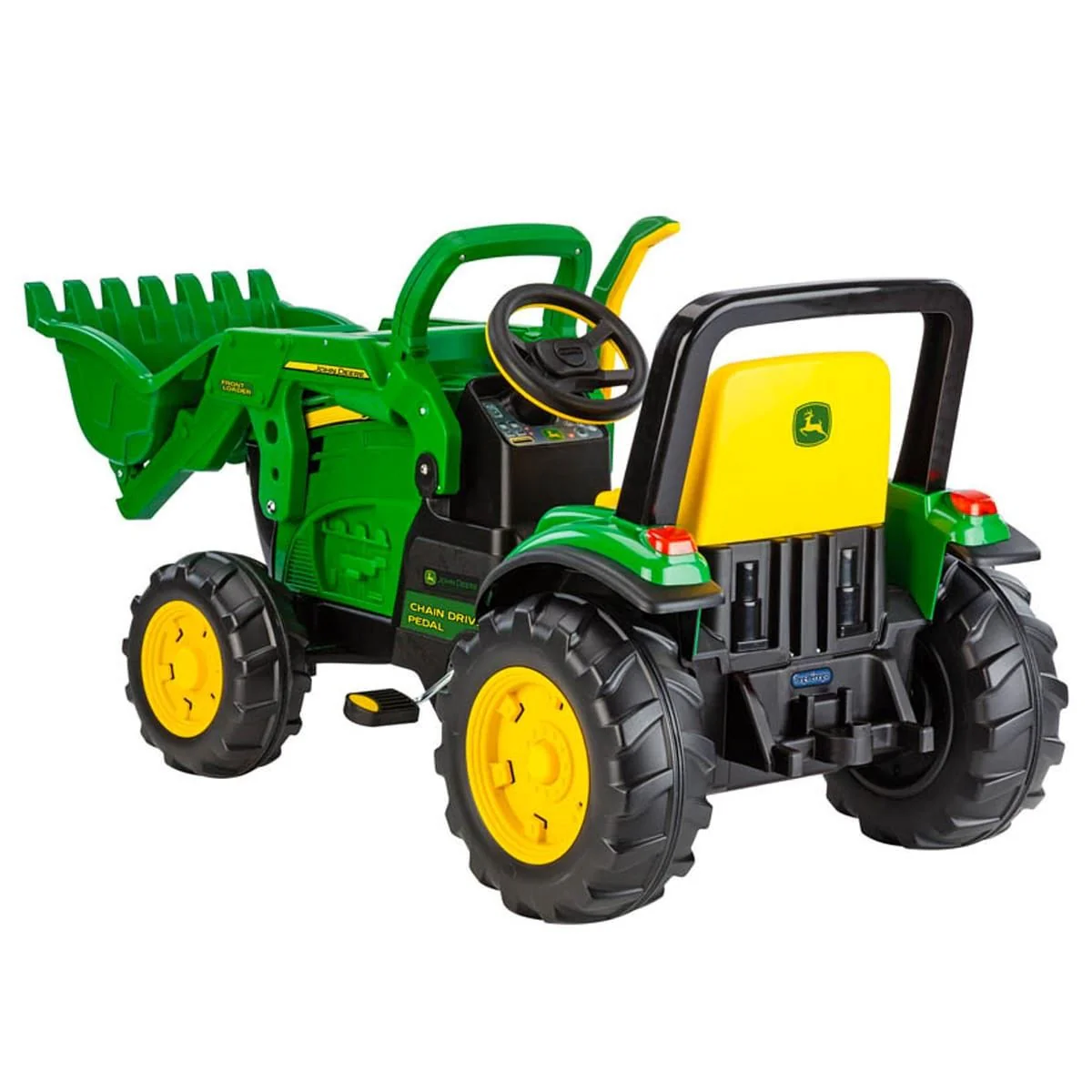 Gros Tracteur John Deere avec Chargeur Frontal - Vert et Jaune - Image 4