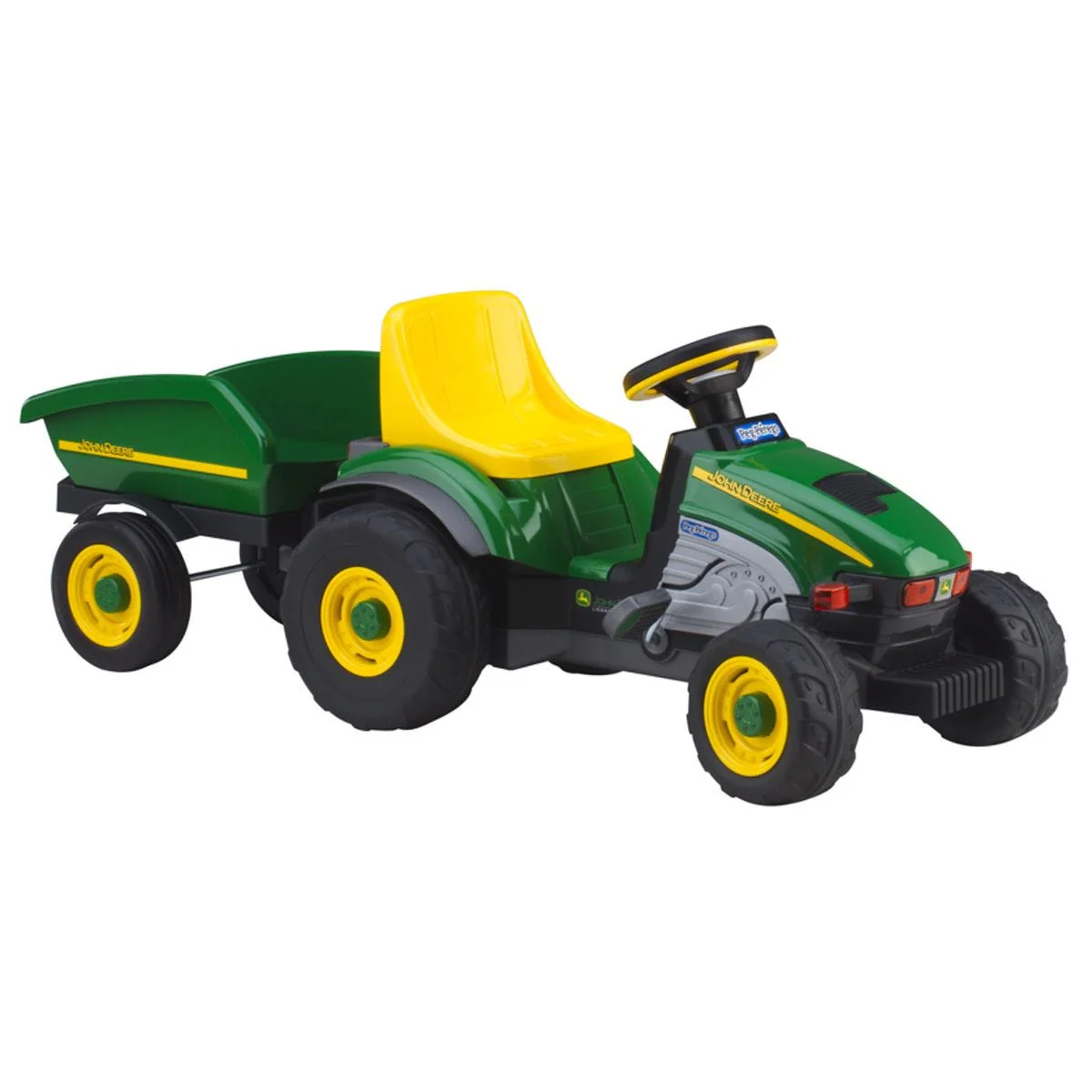 Petit Tracteur John Deer Power Pull et Remorque - Image 2