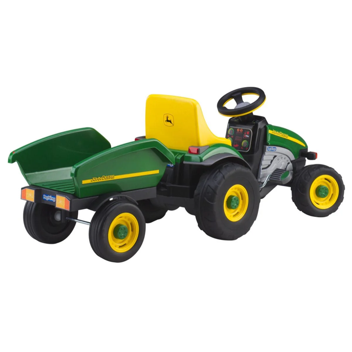 Petit Tracteur John Deer Power Pull et Remorque - Image 3