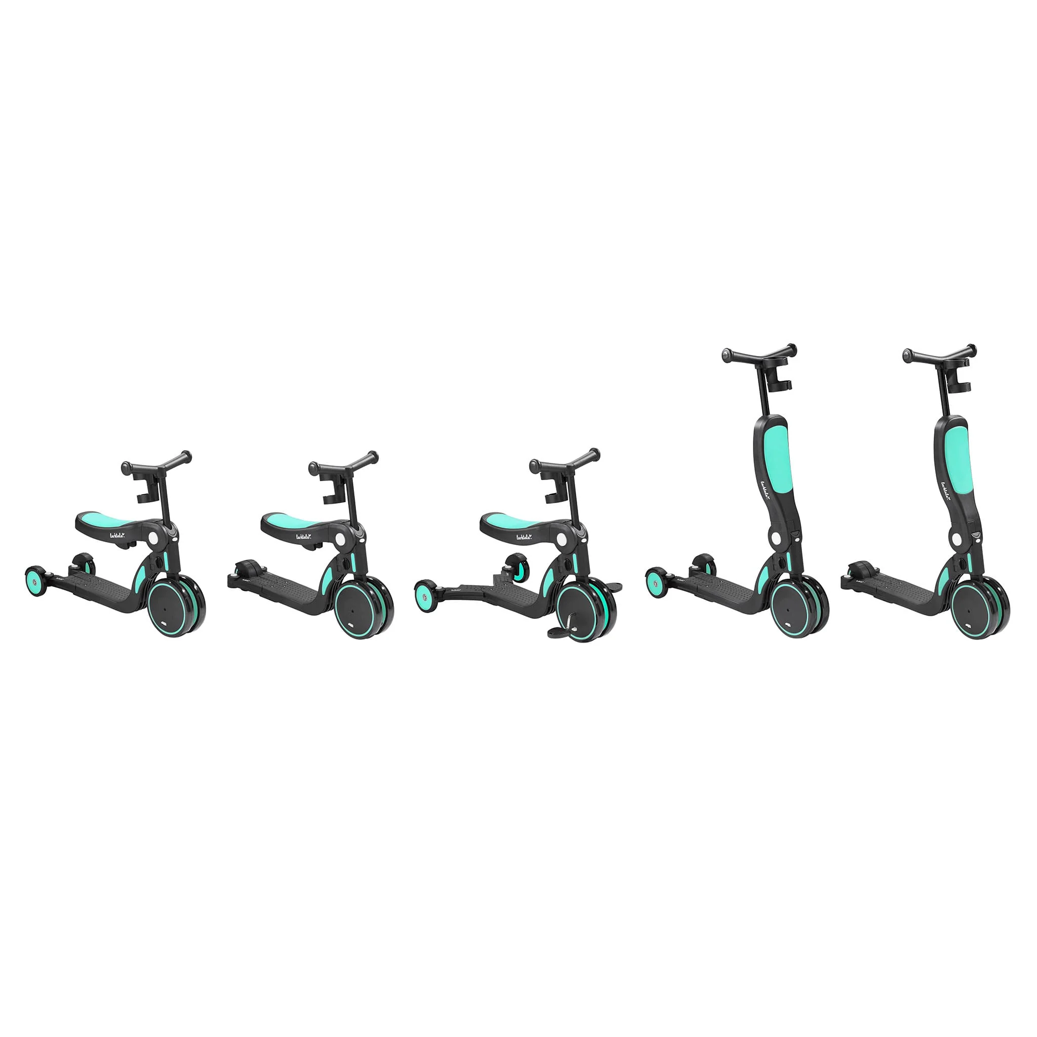 Trottinette 5 en 1 Scoobi™ - Vert - Image 6