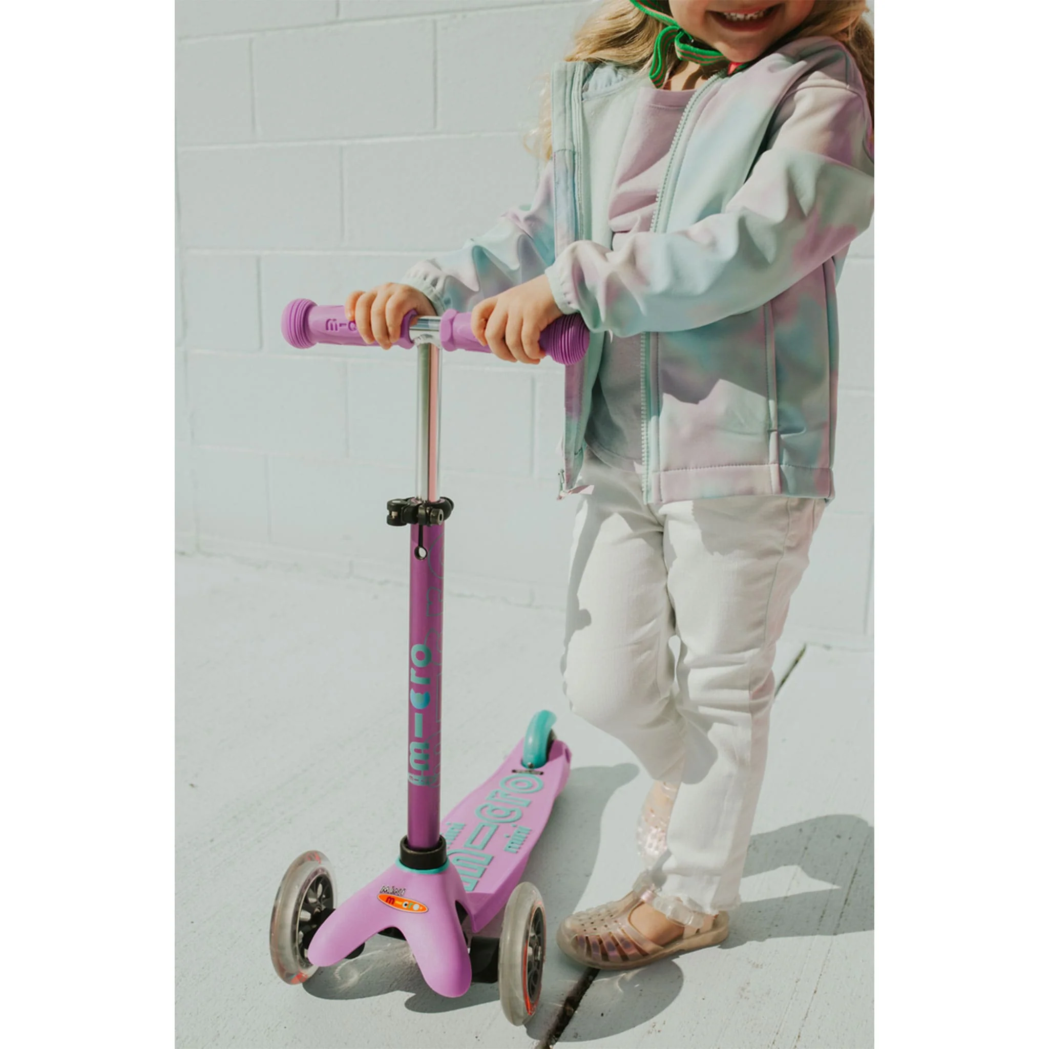 Trottinette LED Mini MICRO Deluxe - Lavande - Image 8