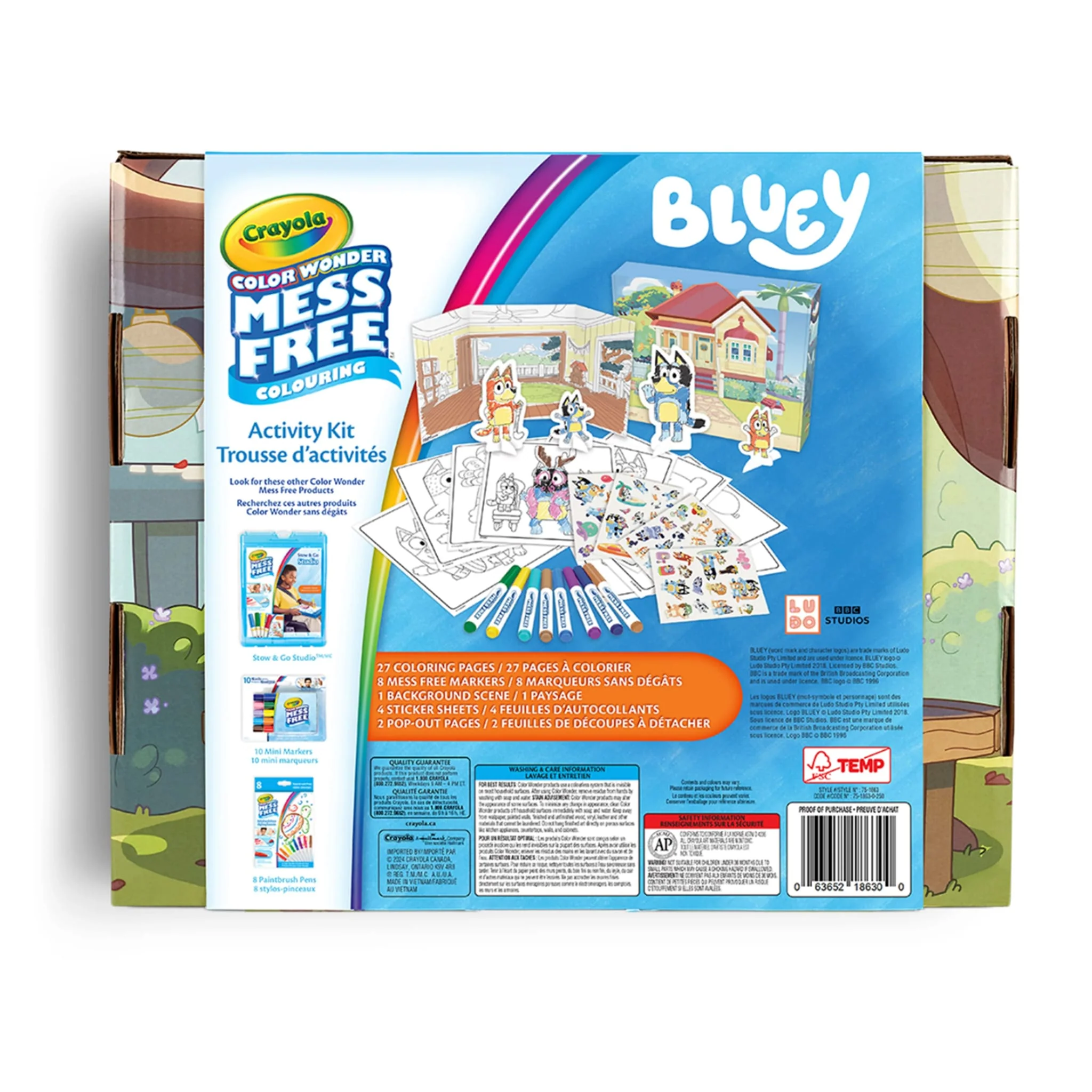 Trousse D'Activités Crayola Sans Dégats Bluey - Image 4