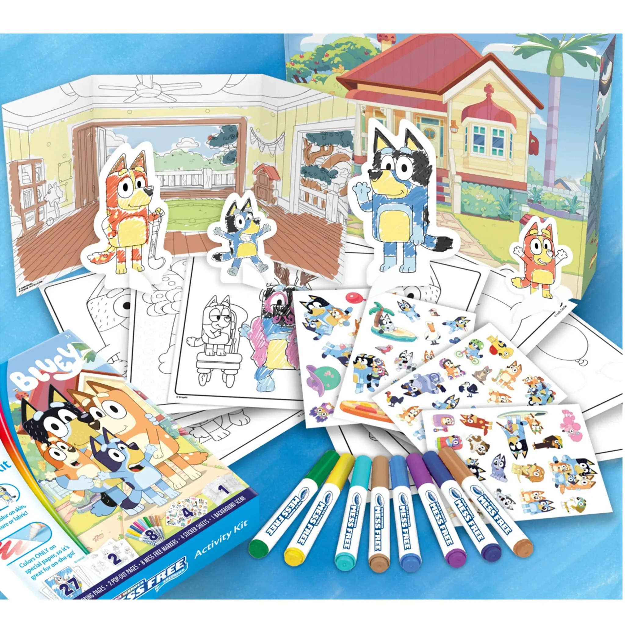 Trousse D'Activités Crayola Sans Dégats Bluey - Image 5