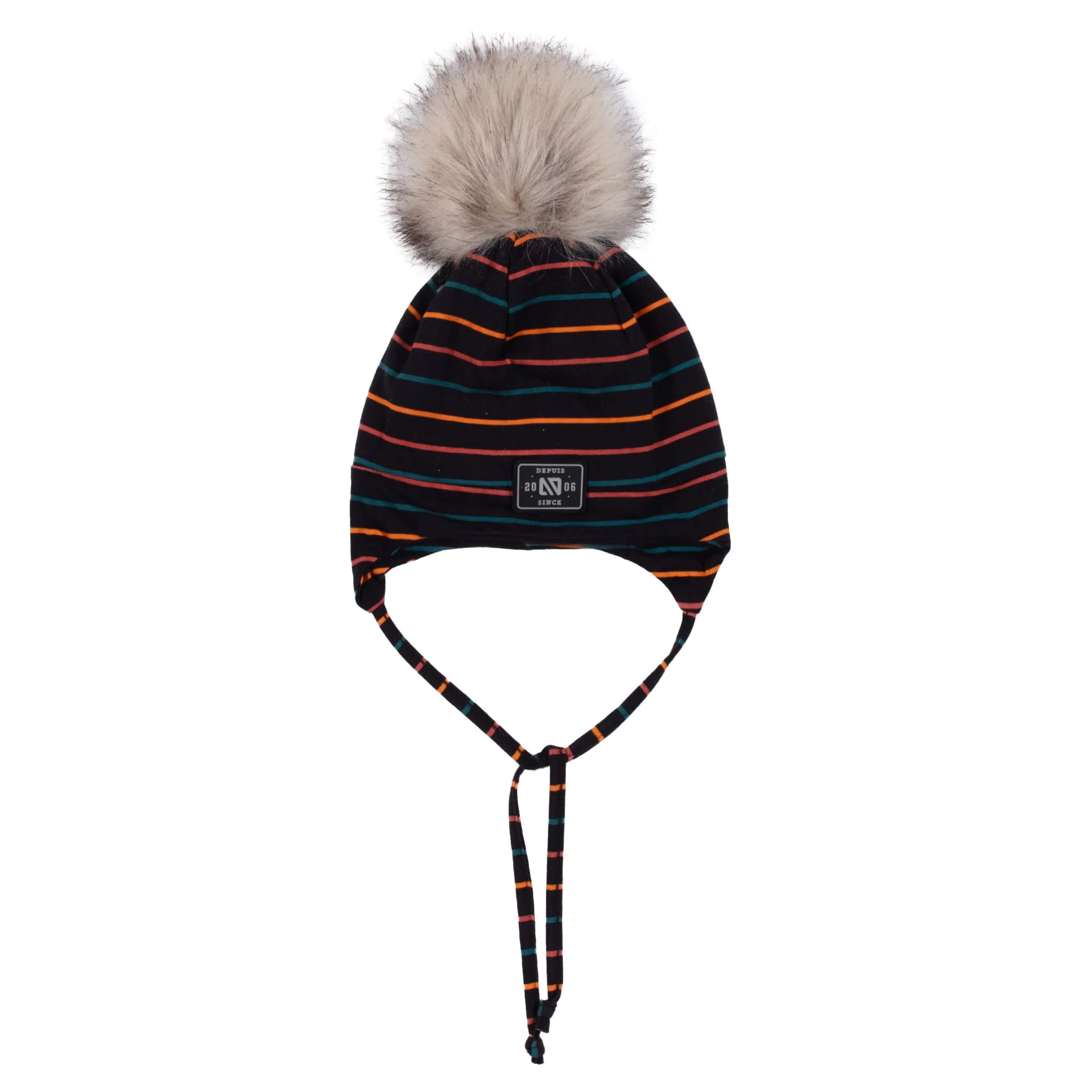 Tuque Doublée Rayée 2-4ans