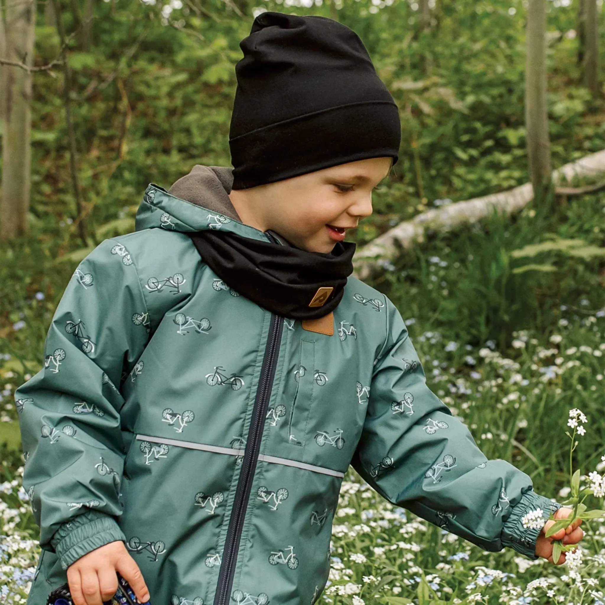 Tuque Mi-Saison Noir 2-12ans - Image 2