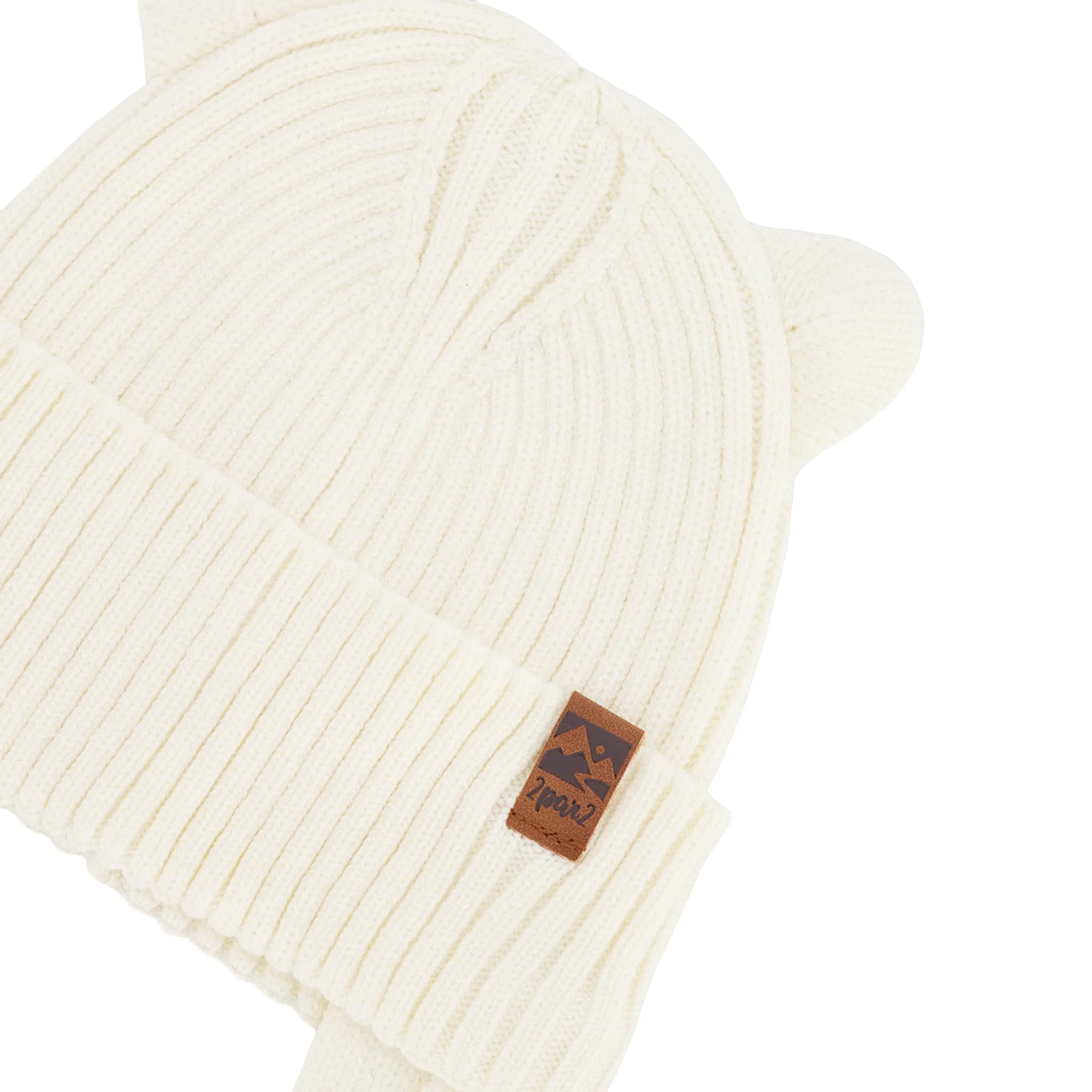 Tuque Tricot Ivoire 6-24mois - Image 4