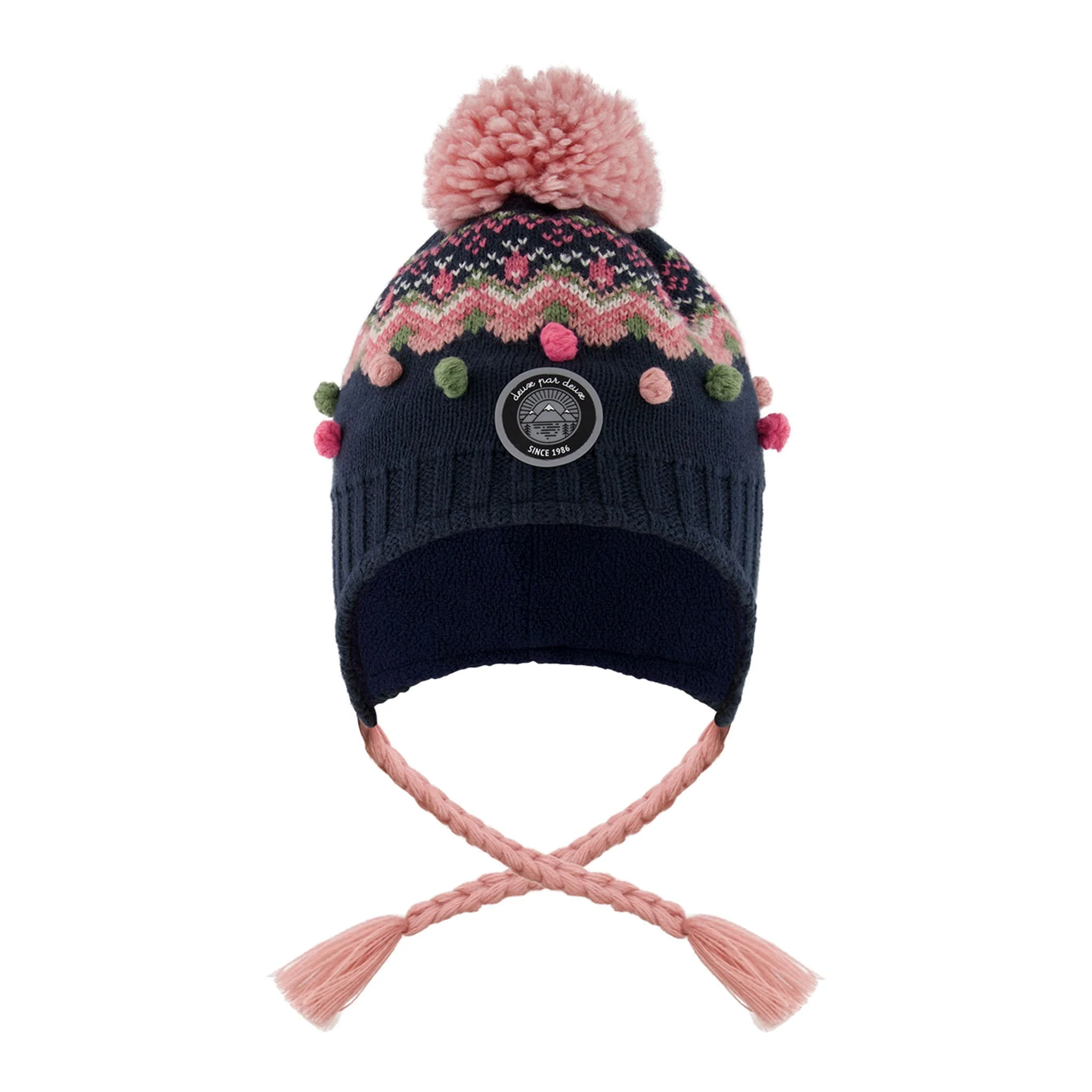 Tuque Tricot Navy Jacquard 2-14ans