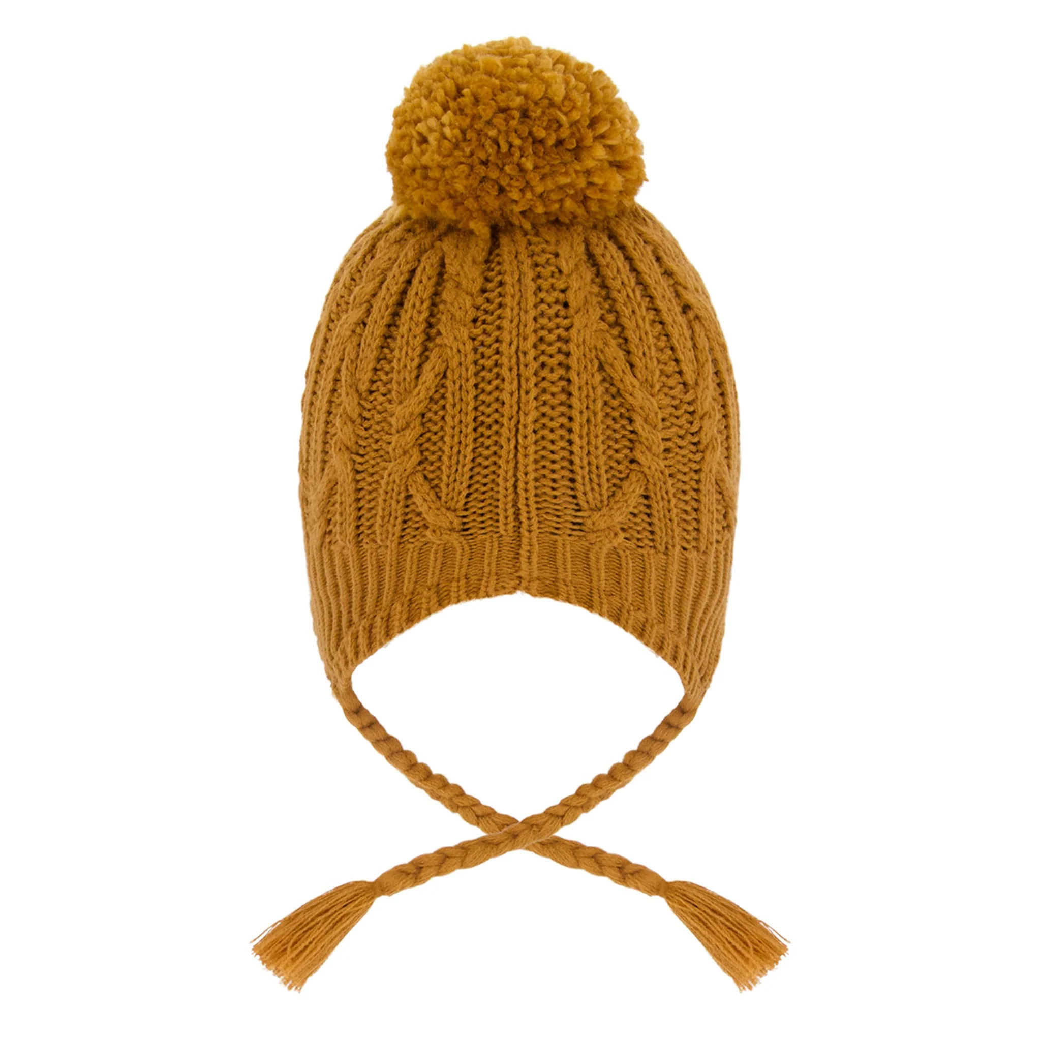 Tuque Tricot Ocre 2-12ans - Image 2