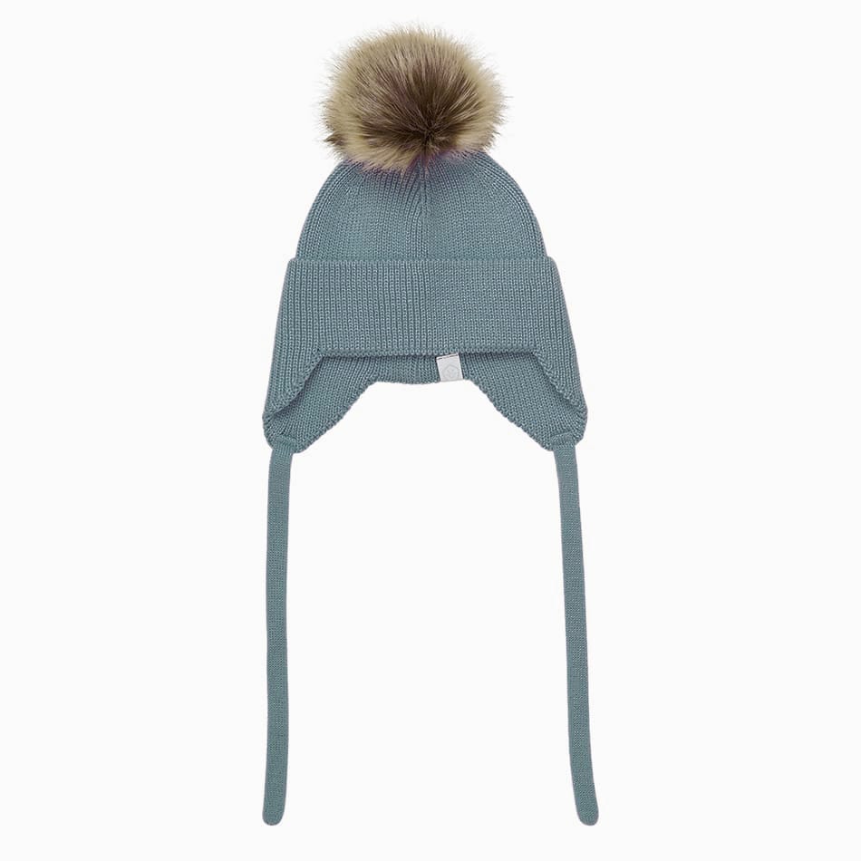Tuque Tricot Pompon 6-24mois - Image 4