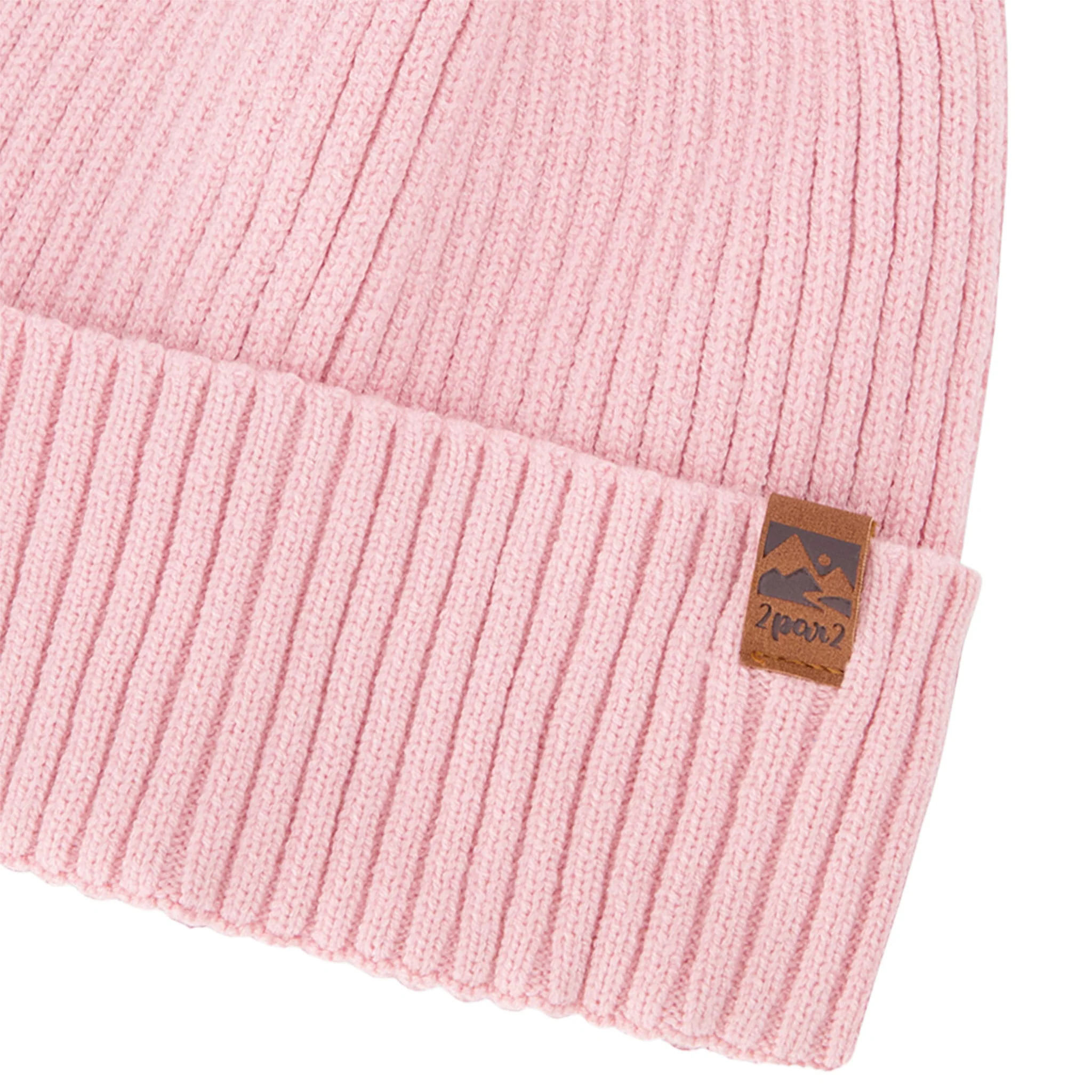 Tuque Tricot Rose 2-14ans - Image 4