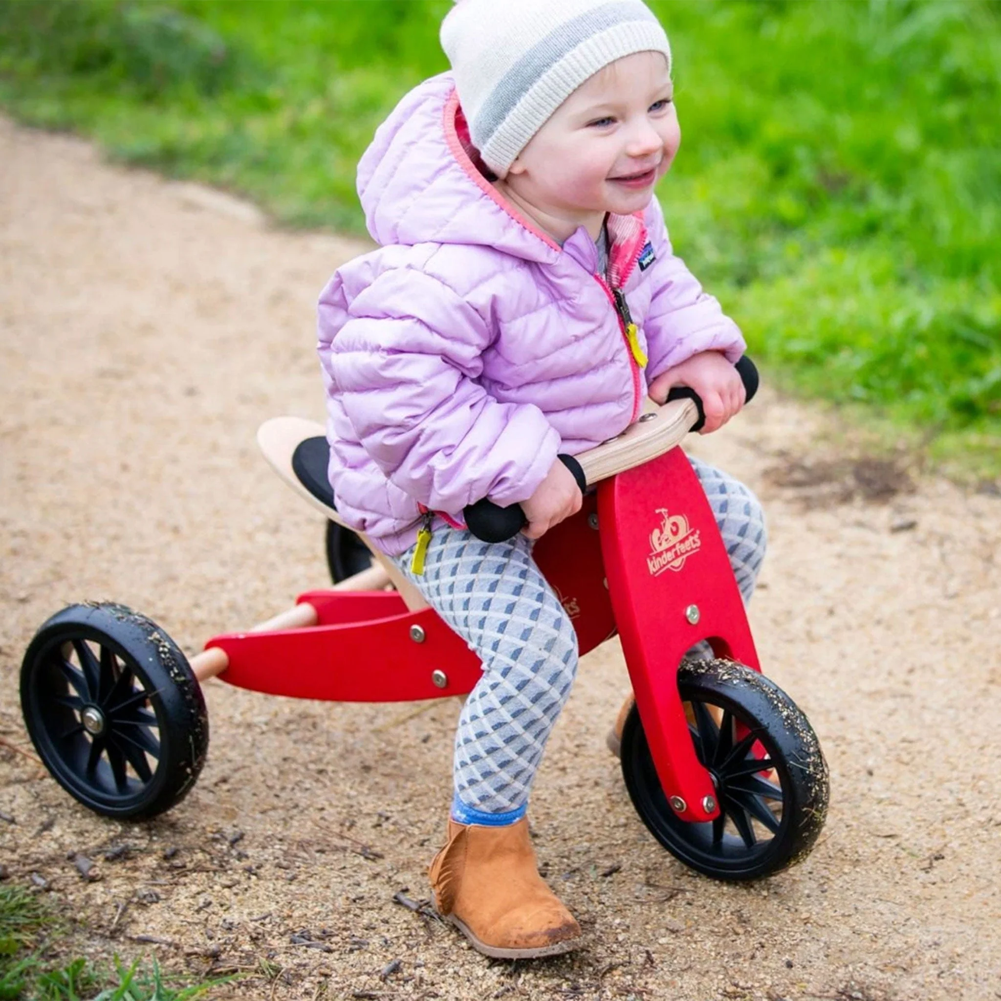 Vélo d'Équilibre 2 en 1 Tiny Tot - Rouge - Image 7