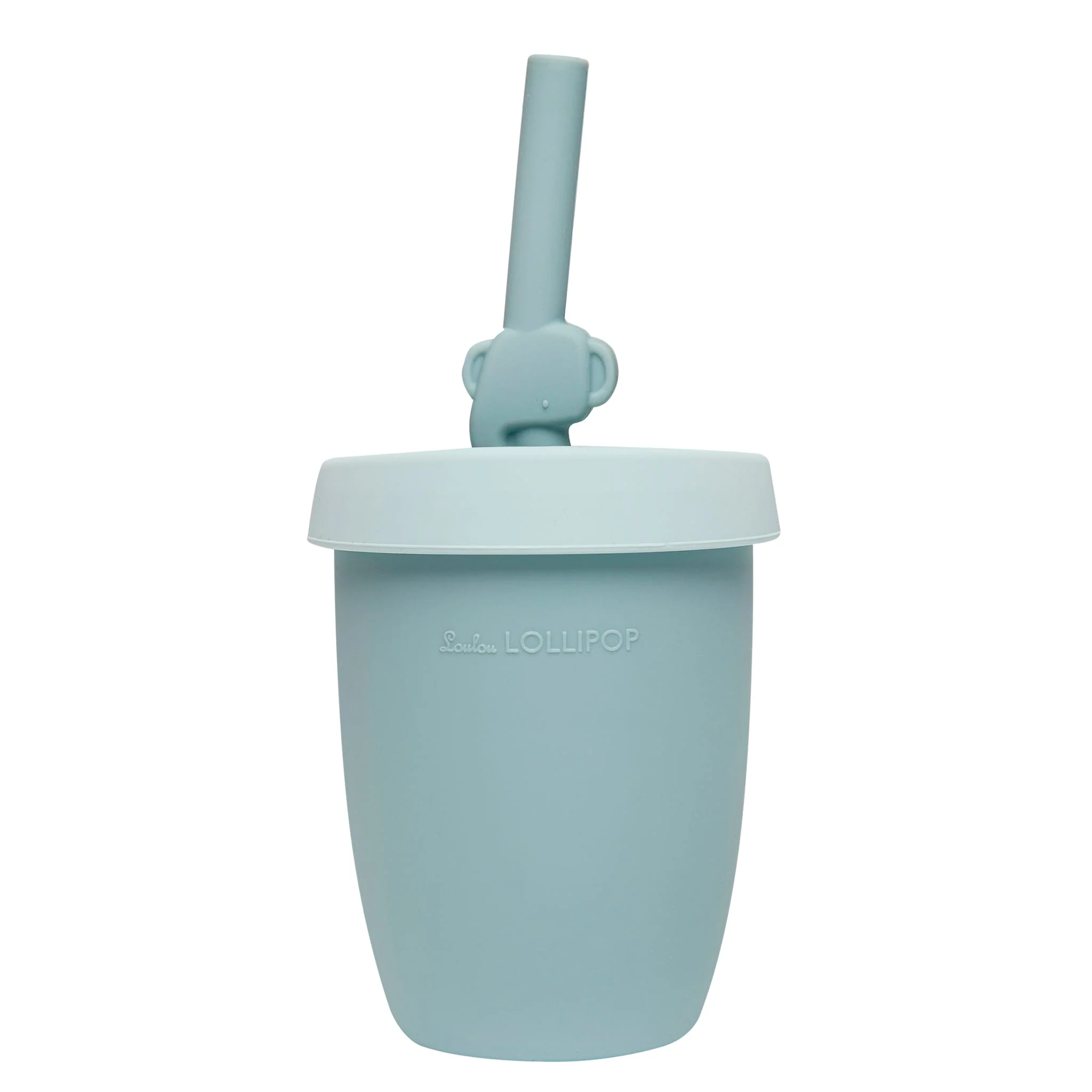 Gobelet en Silicone avec Couvercle et Paille - Éléphant - Image 3