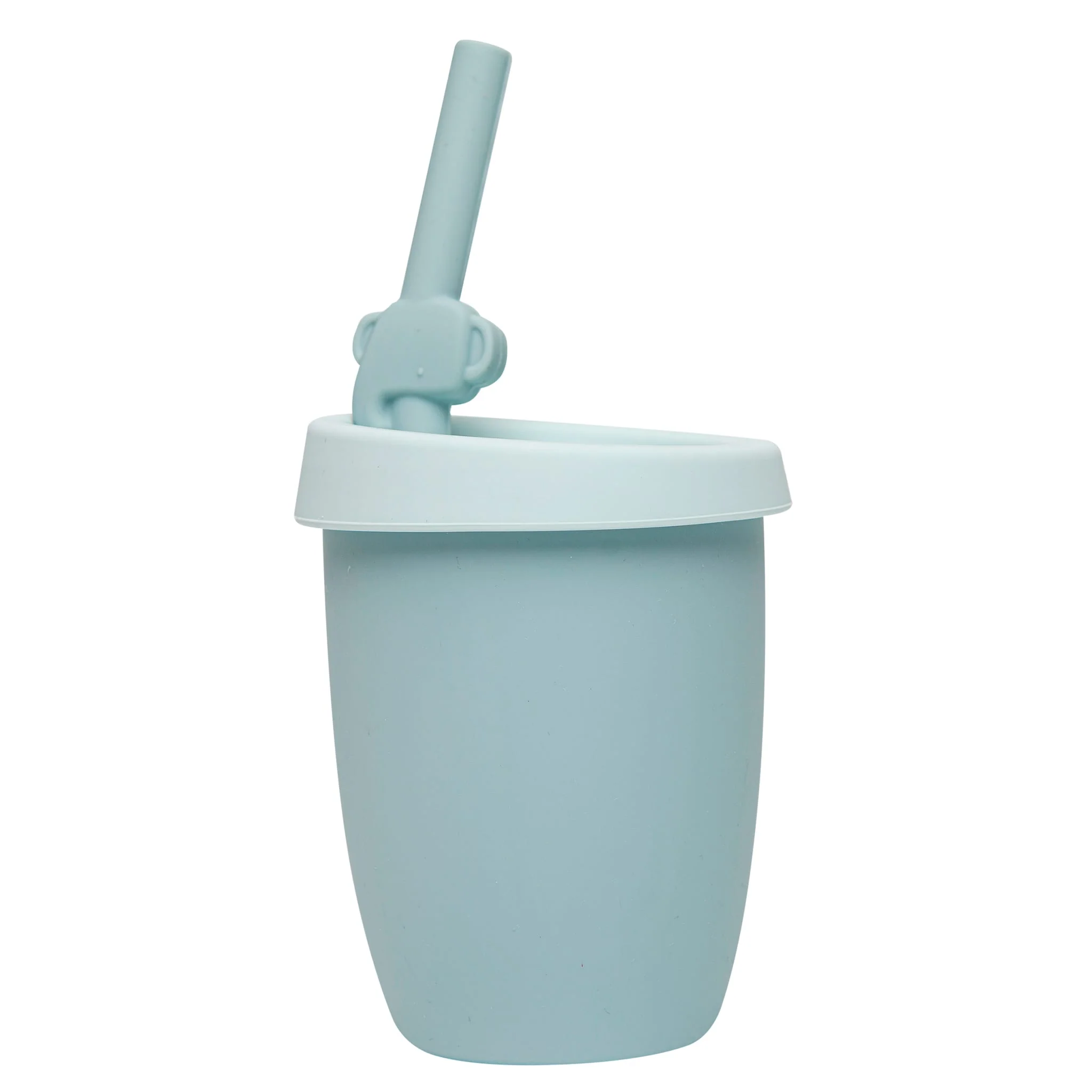 Gobelet en Silicone avec Couvercle et Paille - Éléphant - Image 4