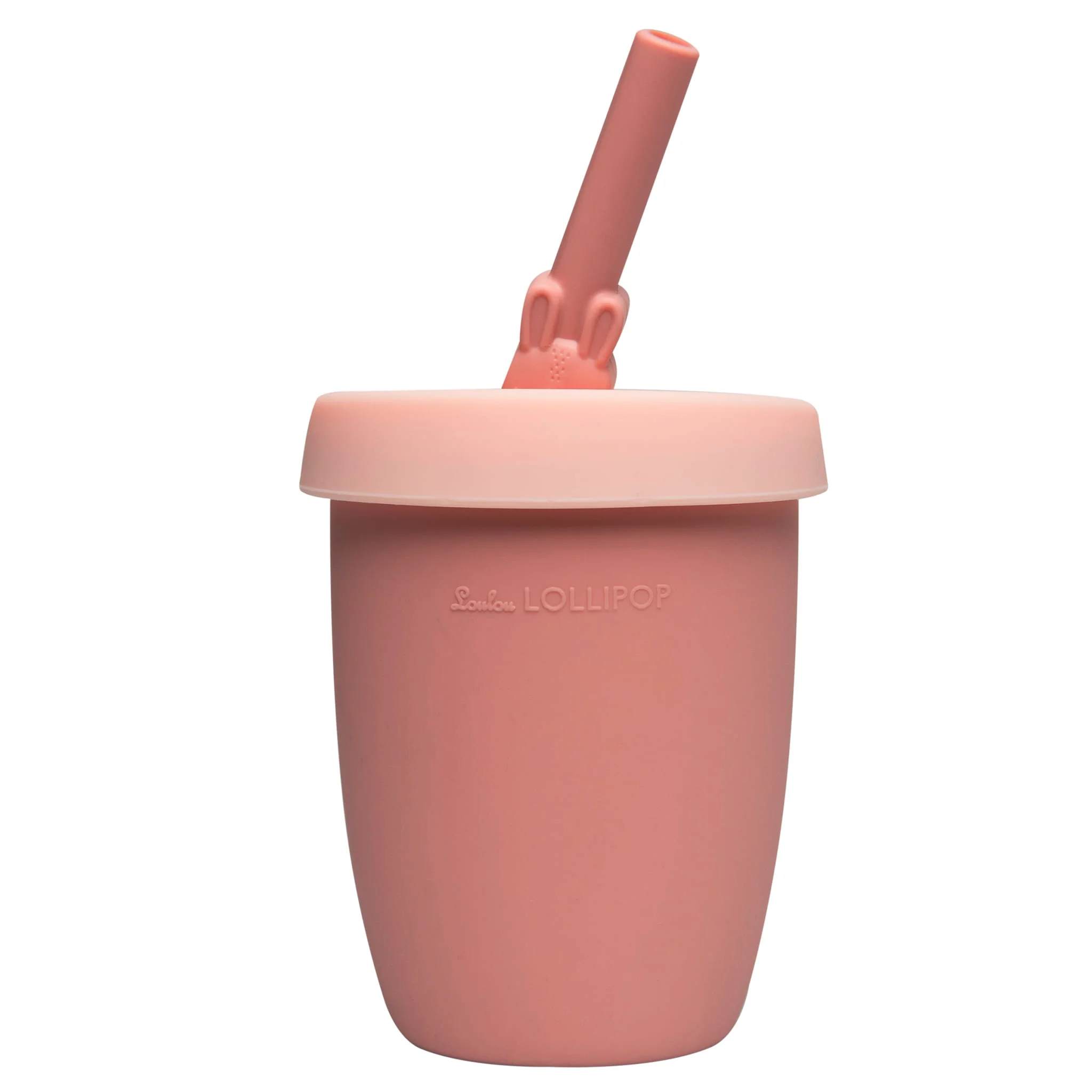 Gobelet en Silicone avec Couvercle et Paille - Lapin - Image 2