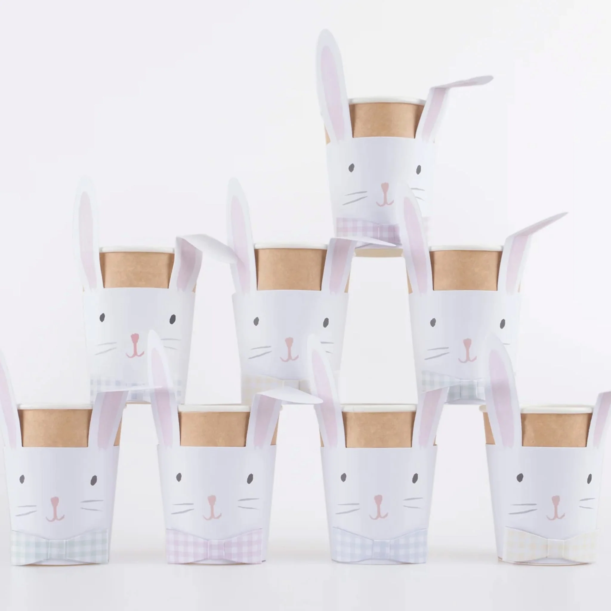Verres en Carton (8) - Lapins - Image 9