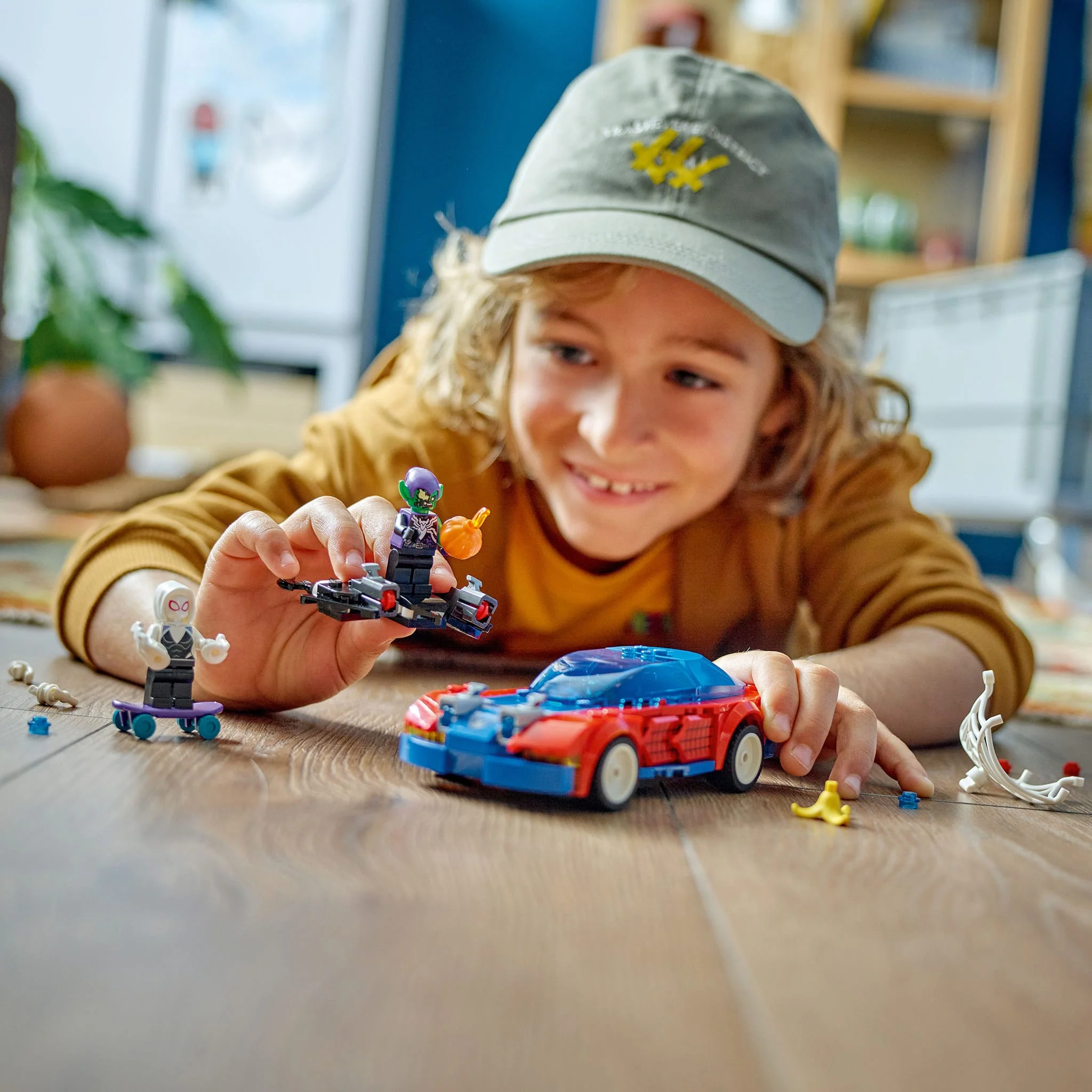 LEGO® Marvel La voiture de course de Spider-Man et le Bouffon vert venomisé - Image 5